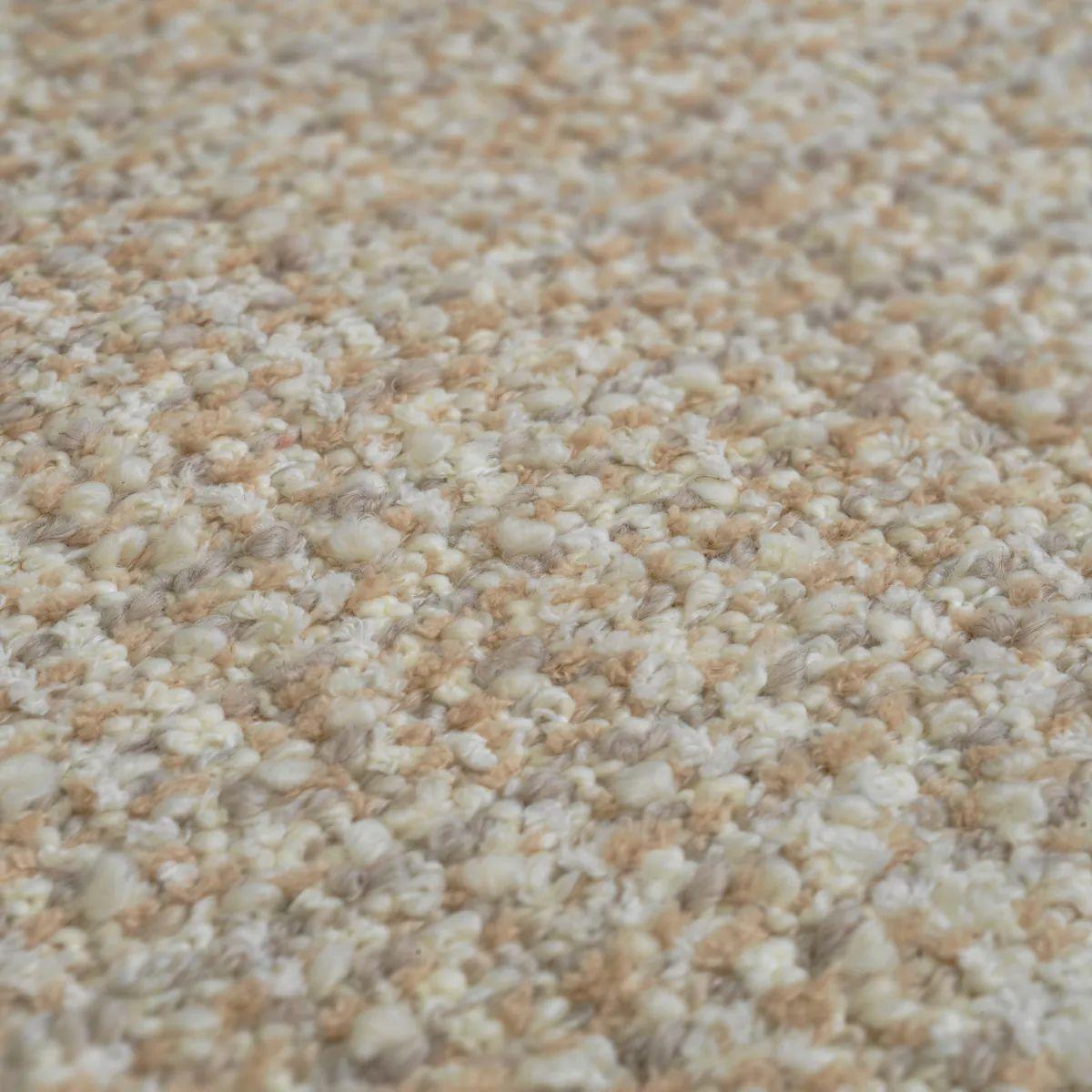 Sedia da pranzo, tessuto beige, gambe nere e ottone in vendita 4