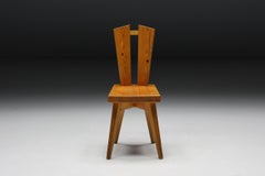 Silla de comedor de Christian Durupt y Charlotte Perriand, Francia, 1969