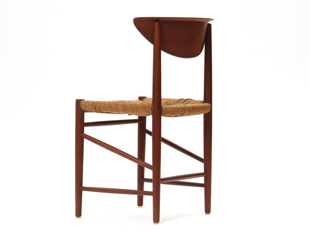 Dining Chair by Hvidt and Mølgaard-Nielsen for Soborg Mobler In Good Condition In Sagaponack, NY