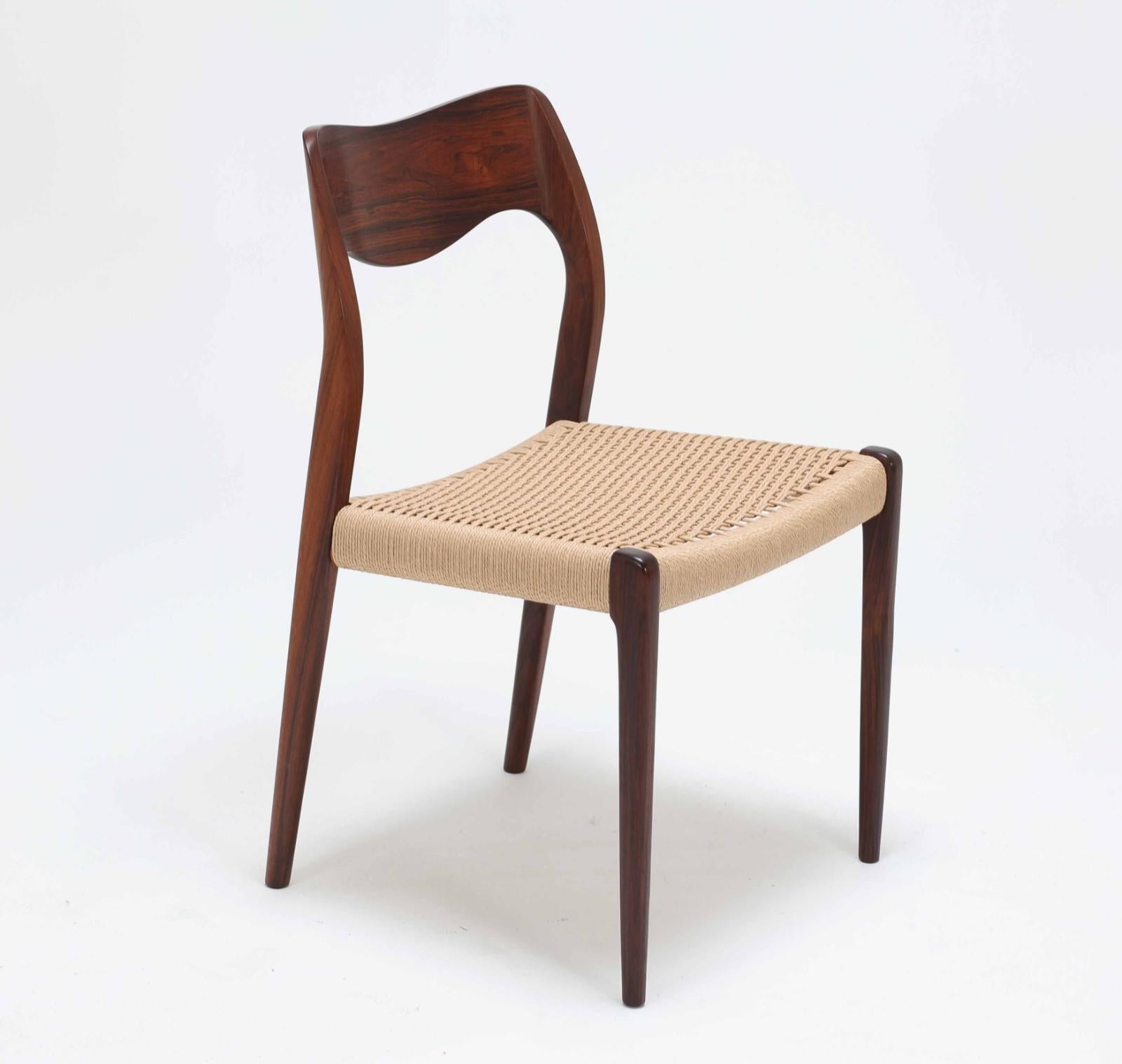 Danish Dining Chair by Niels Otto Møller Model 71 For Sale
