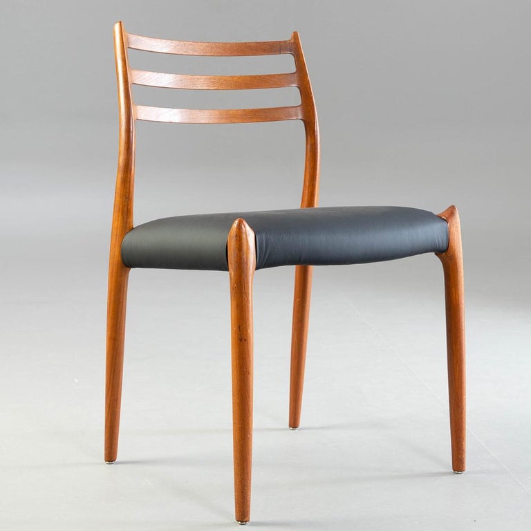 Dining Chair by Niels Otto Møller Model 78 In Good Condition For Sale In Vienna, AT