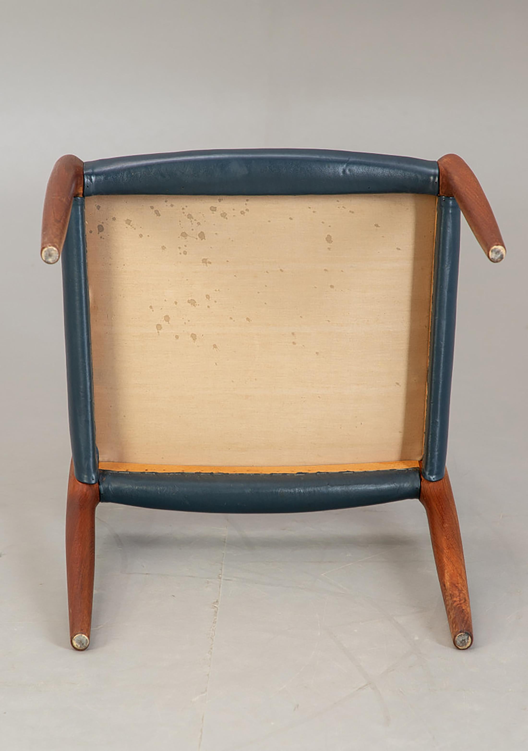 Cuir Chaise de salle à manger de Niels Otto Mller, modèle 78 en vente