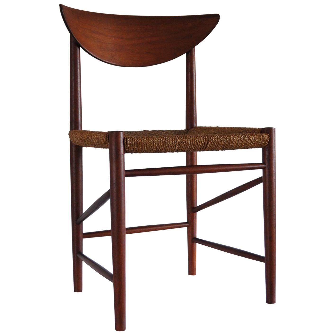 Dining Chair by Peter Hvidt 
Orla Mølgaard-Nielsen for Søborg Møbelfabrik, 1956 For Sale