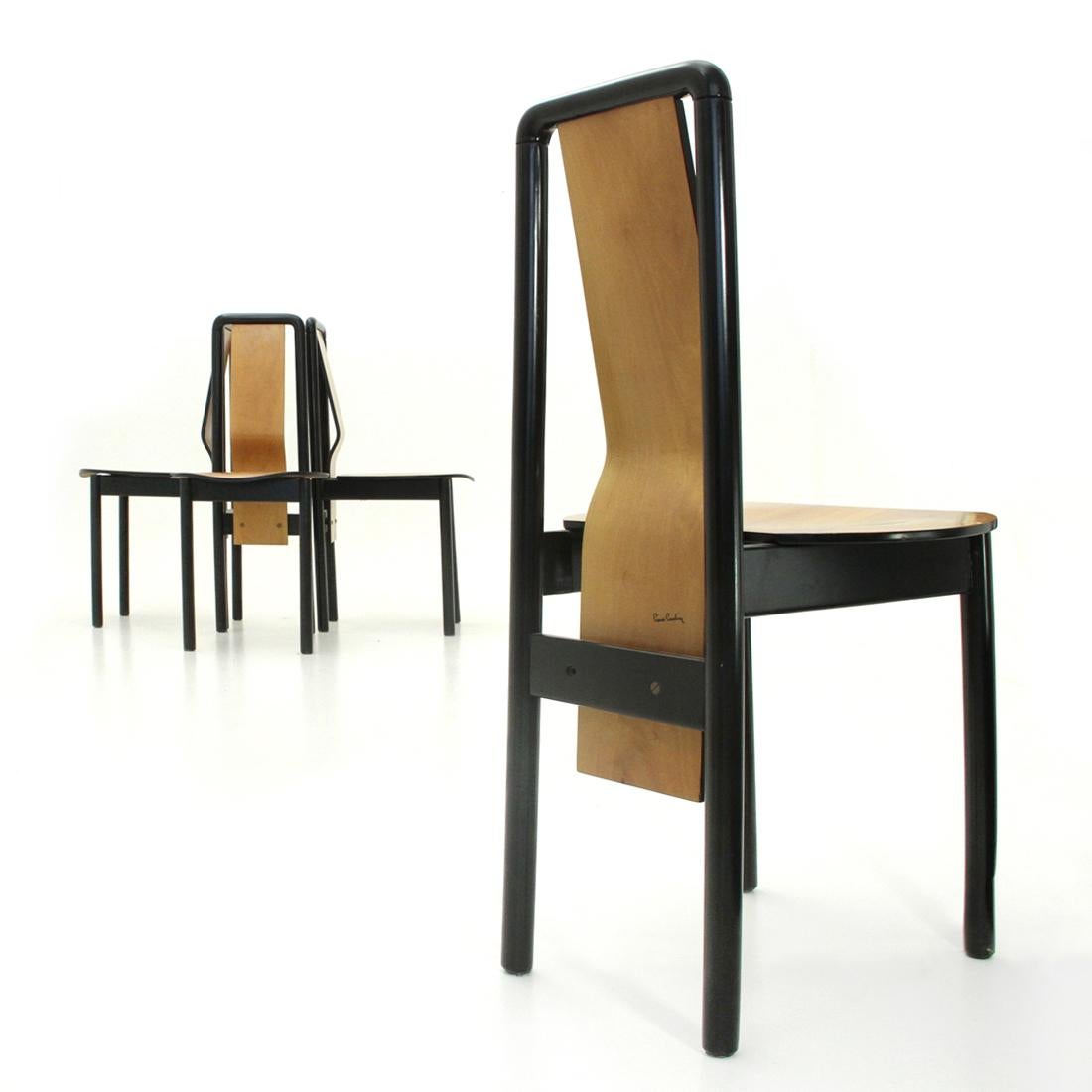 Dining Chair by Pierre Cardin, 1980s, Set of Four 2