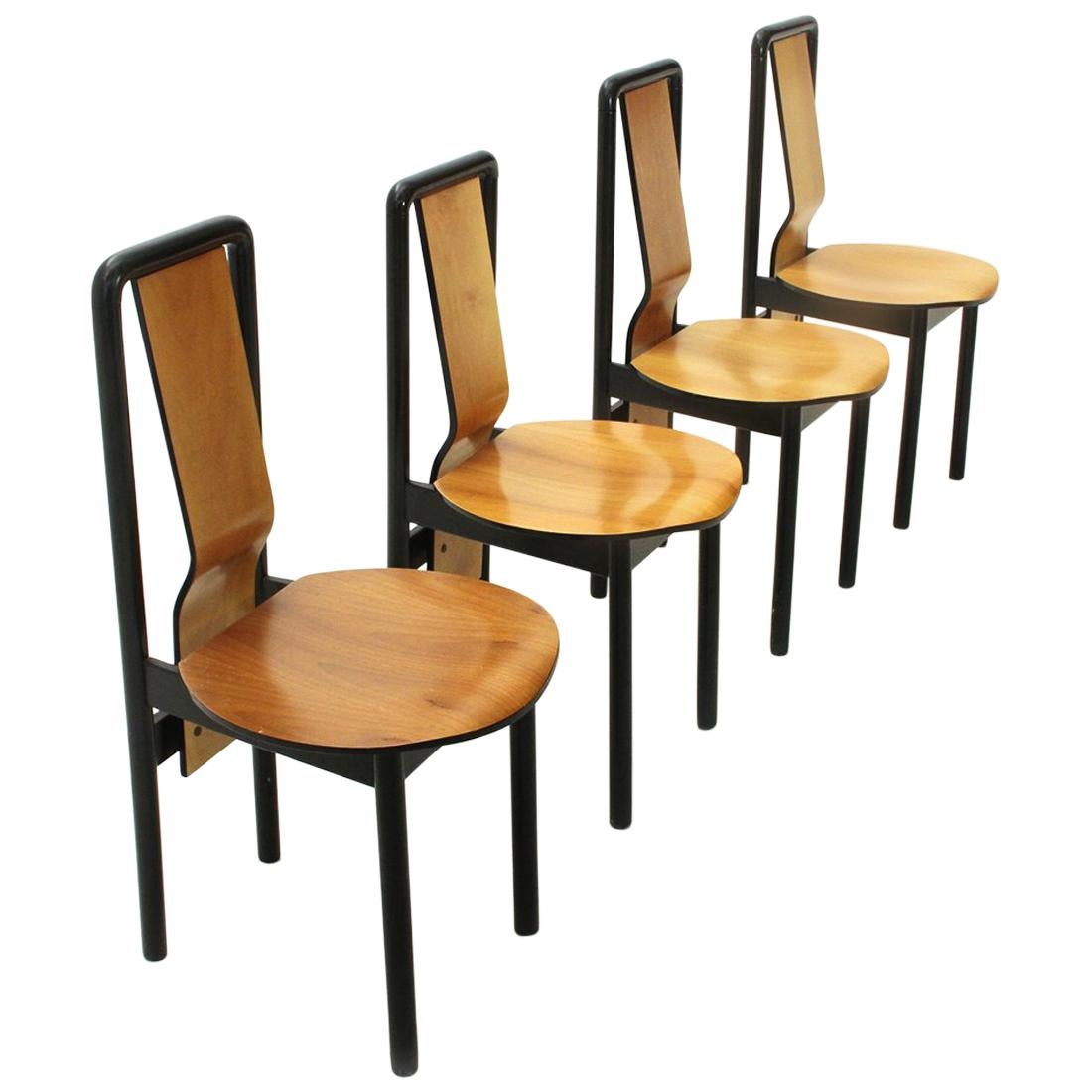 Dining Chair by Pierre Cardin, 1980s, Set of Four