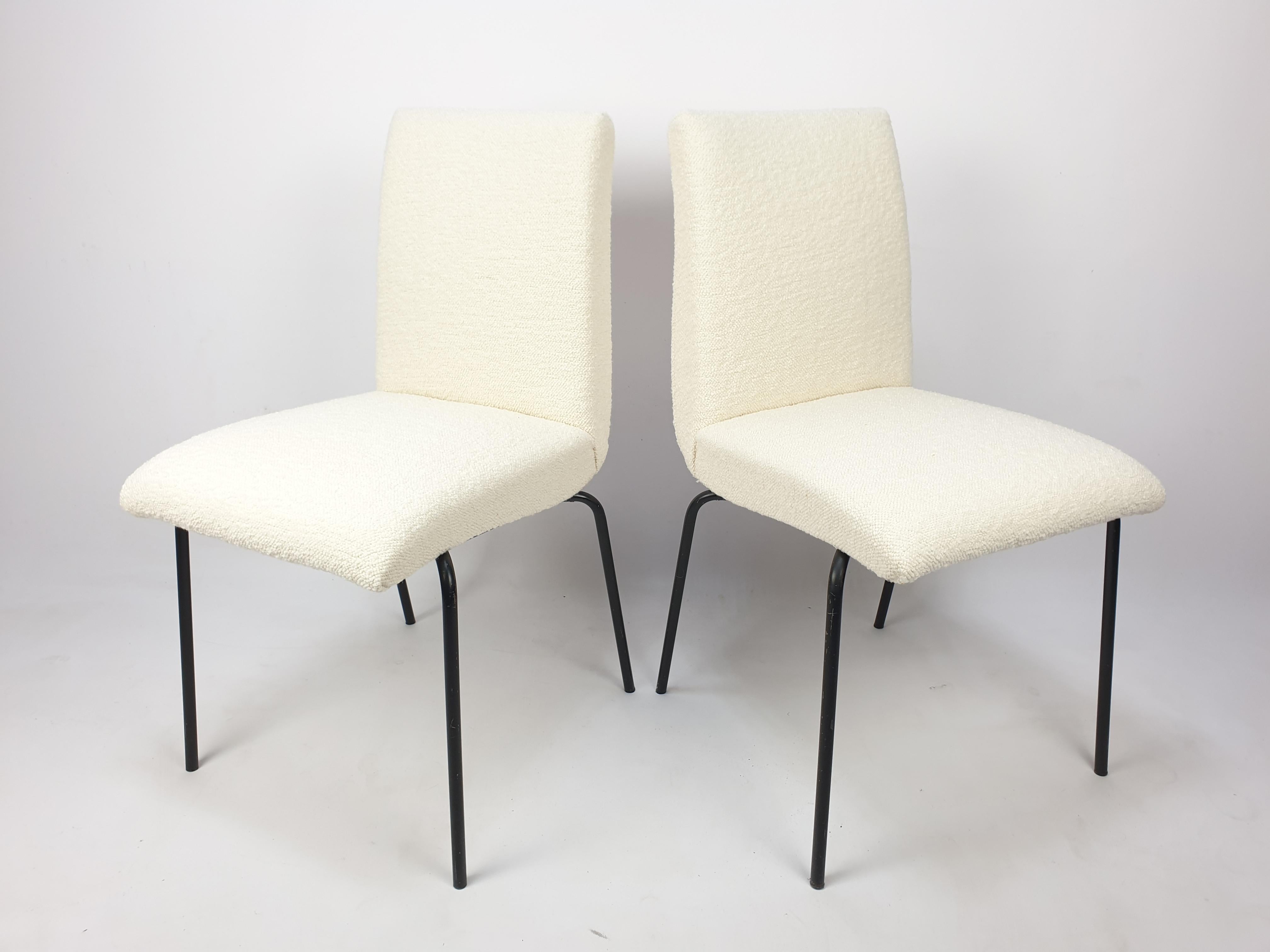 Dining Chair by Pierre Guariche for Meurop, 1960s For Sale 3