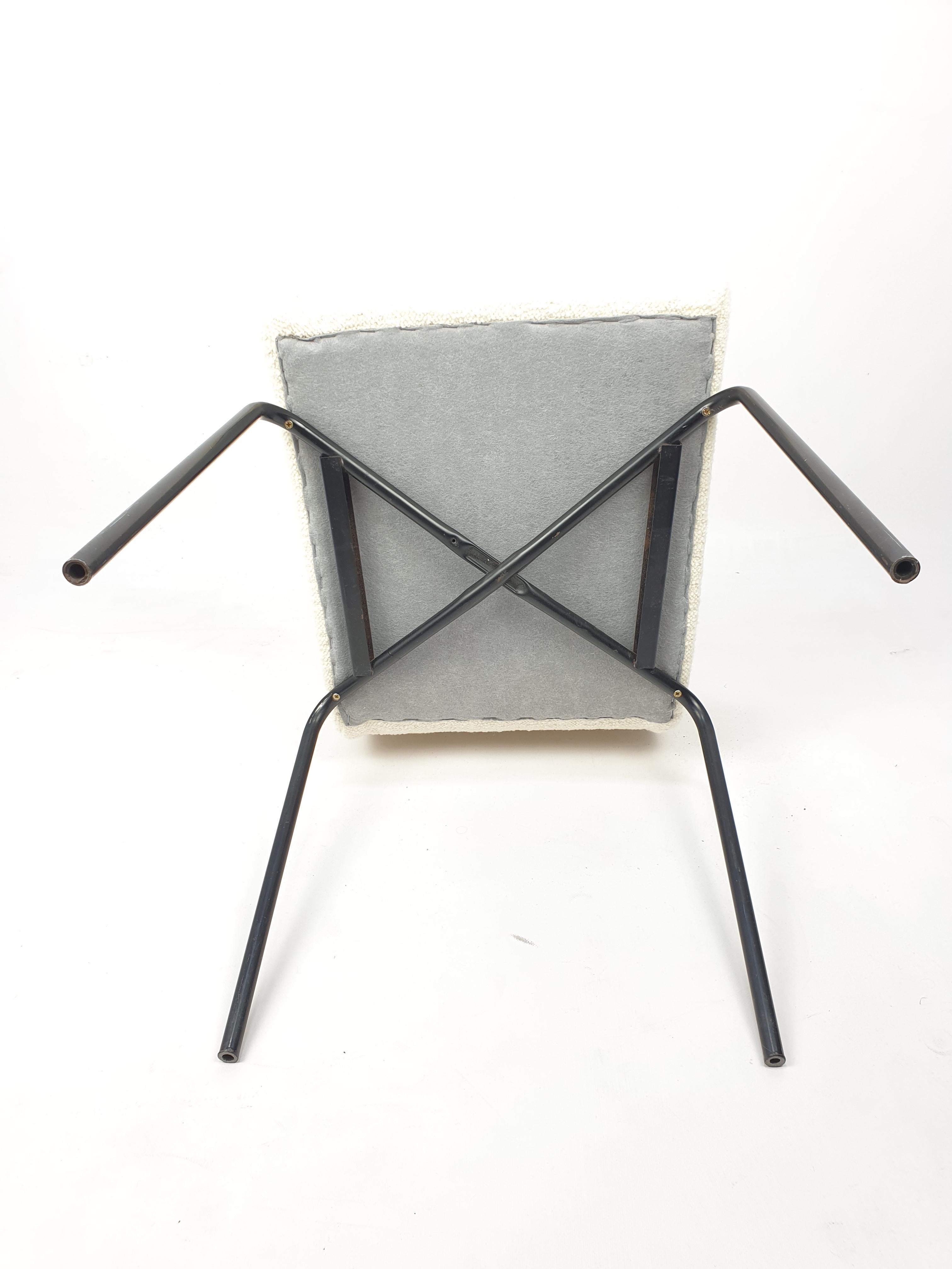 Dining Chair by Pierre Guariche for Meurop, 1960s For Sale 2