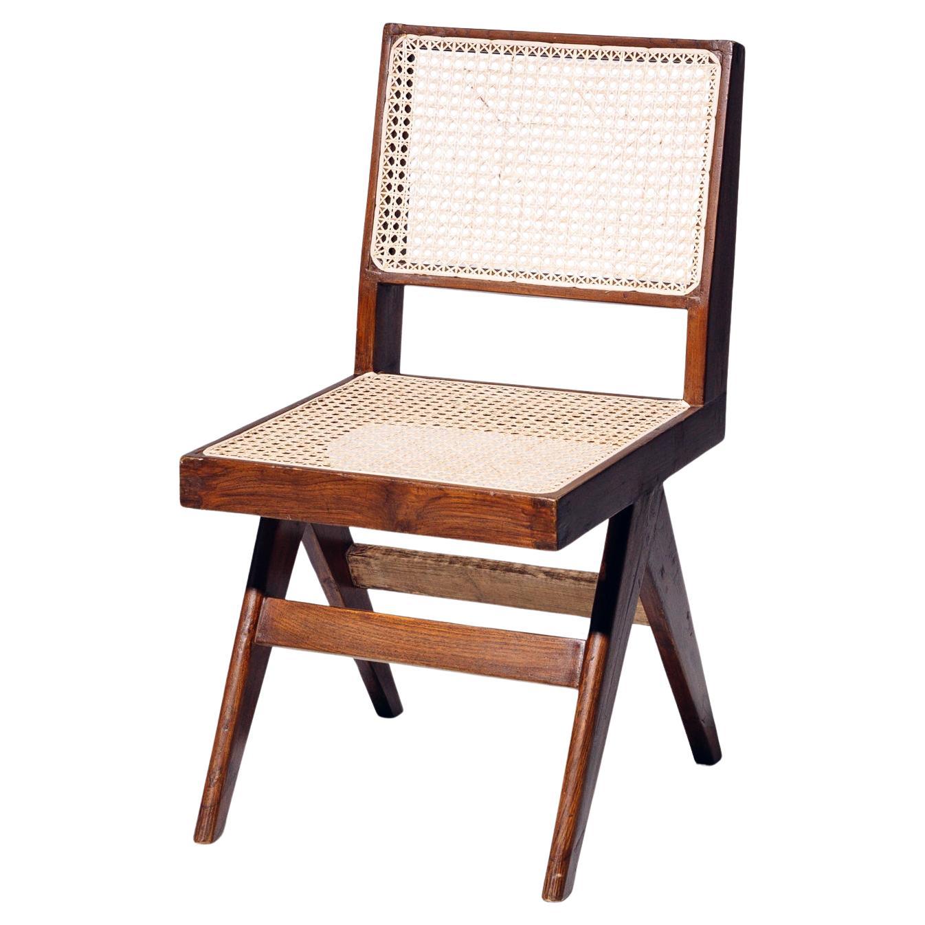 Silla de comedor de Pierre Jeanneret para Chandigarh, India, circa 1958-59