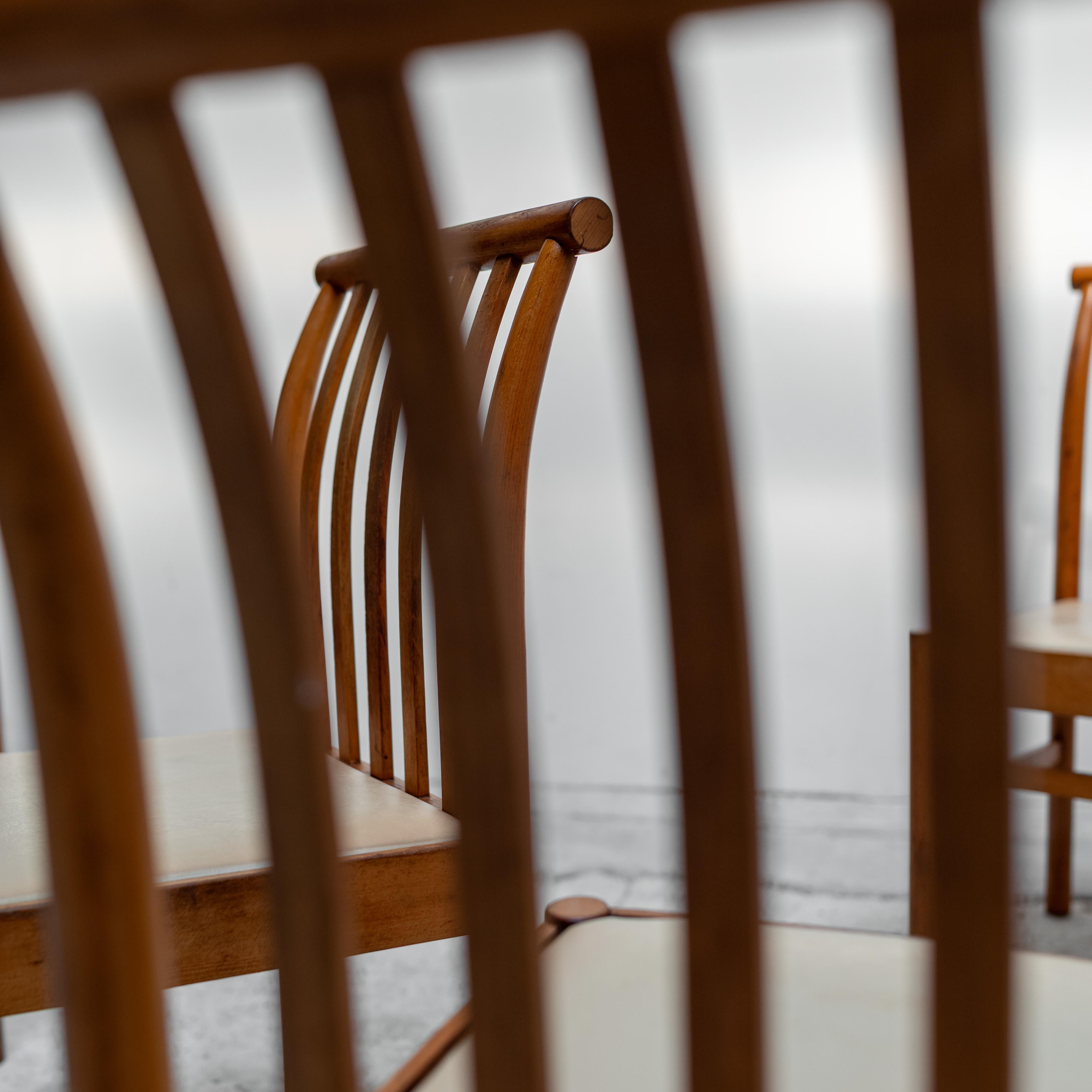 Legno Sedia da pranzo per Akita Mokko, Isamu Kenmochi, anni '60 in vendita