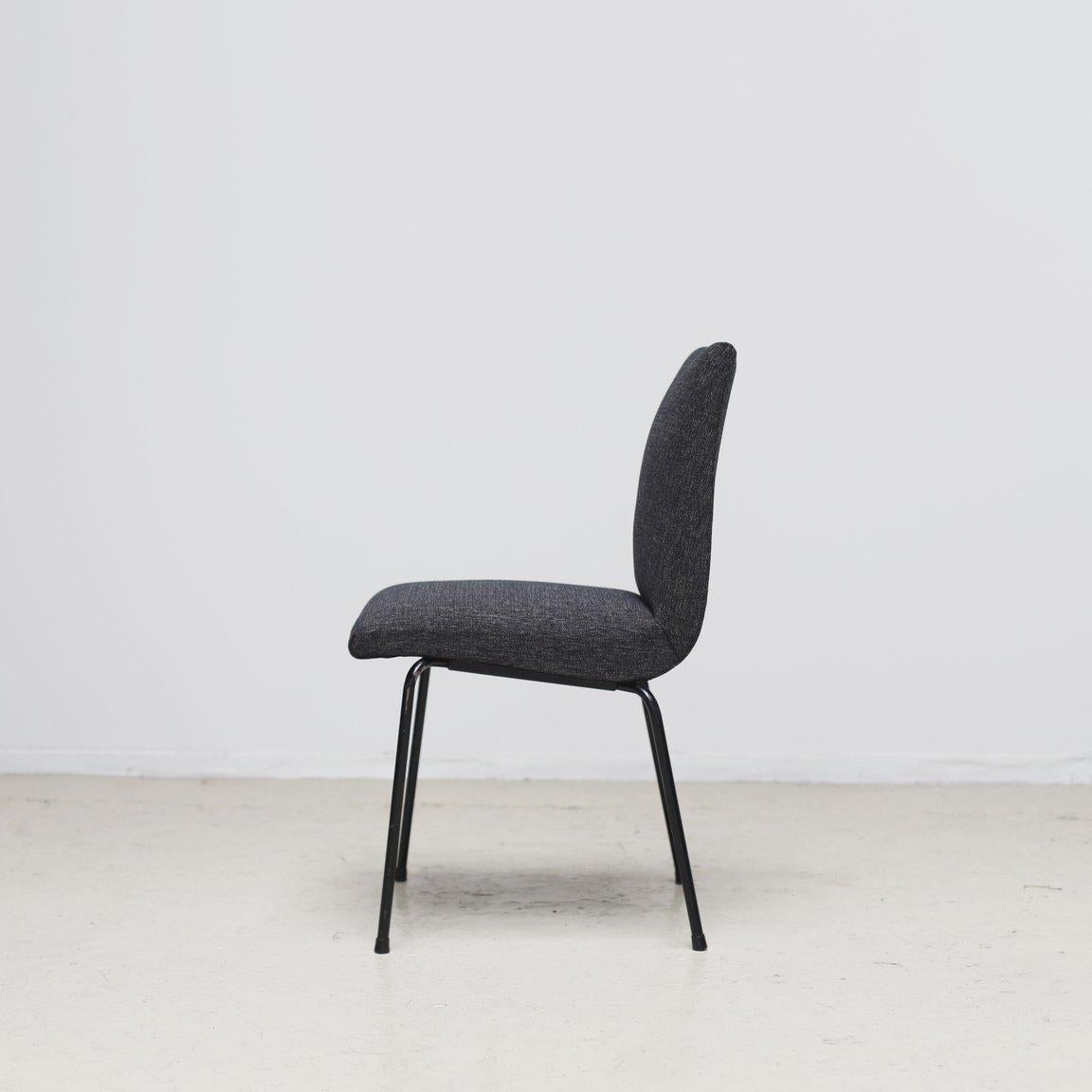 1960s / Belgium
Size W410 D480 H820 SH460 mm

Dining chair designed by Pierre Guariche and manufactured by Meurop. The seating has been reupholstered. 
  