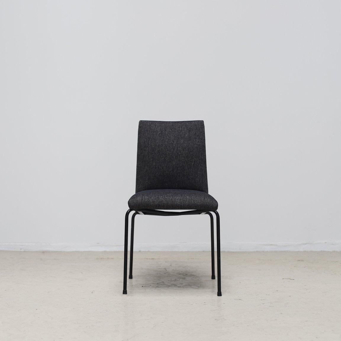 Steel Dining Chair for Meurop by Pierre Guariche For Sale