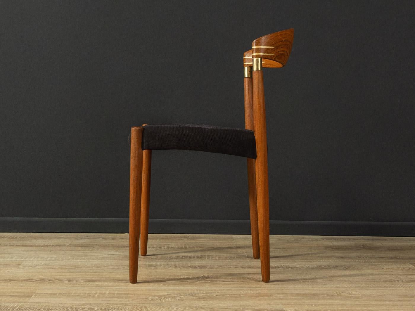 Danish Dining Chair from the 1960s by Knud Andersen for J.C.A. Jensen, Made in Denmark