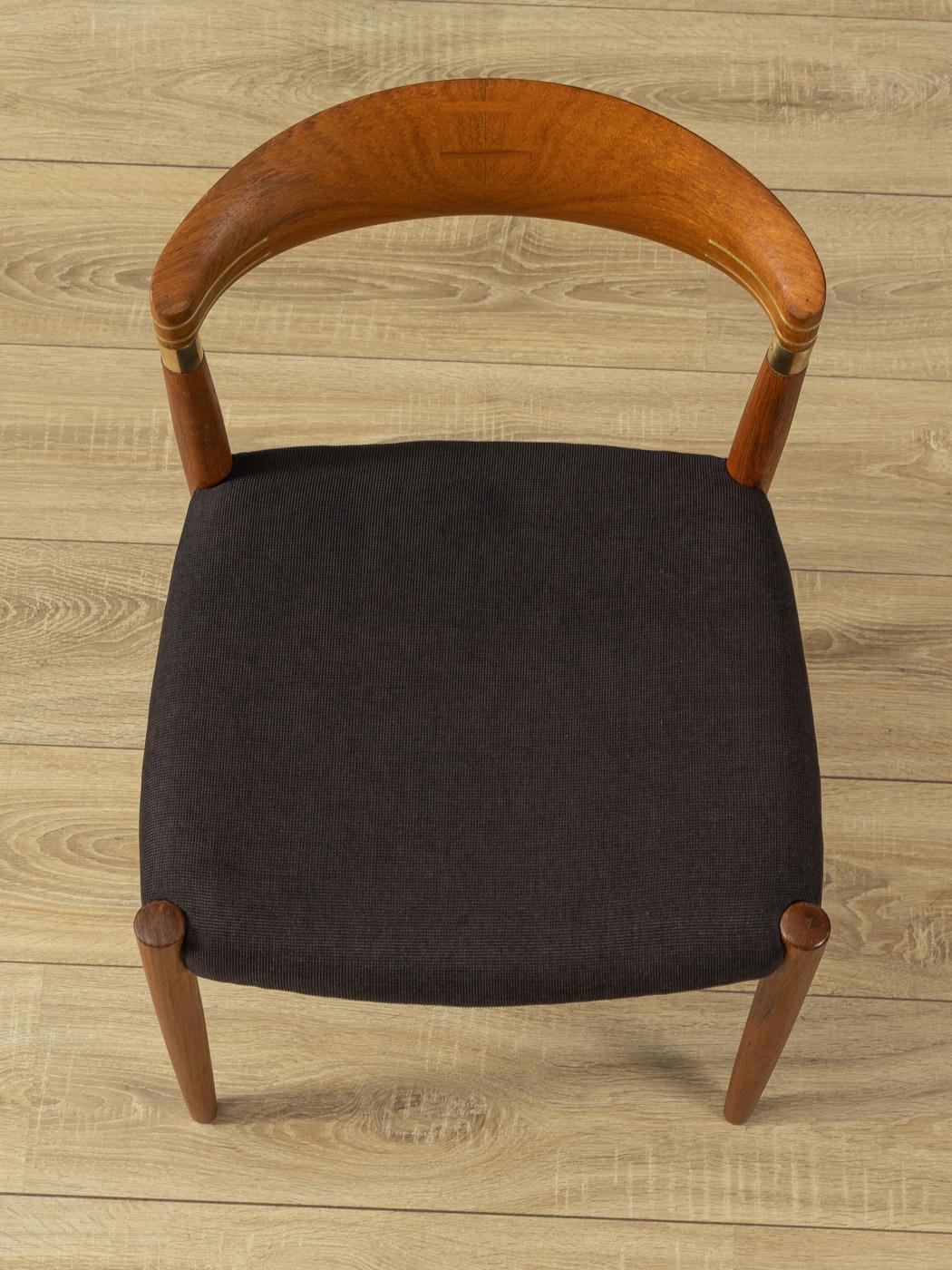 Dining Chair from the 1960s by Knud Andersen for J.C.A. Jensen, Made in Denmark In Good Condition In Neuss, NW