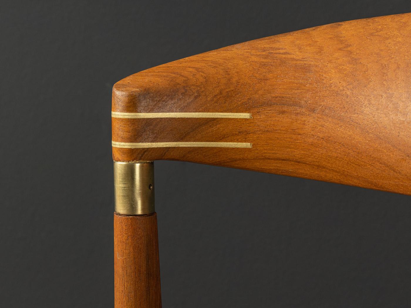 Mid-20th Century Dining Chair from the 1960s by Knud Andersen for J.C.A. Jensen, Made in Denmark