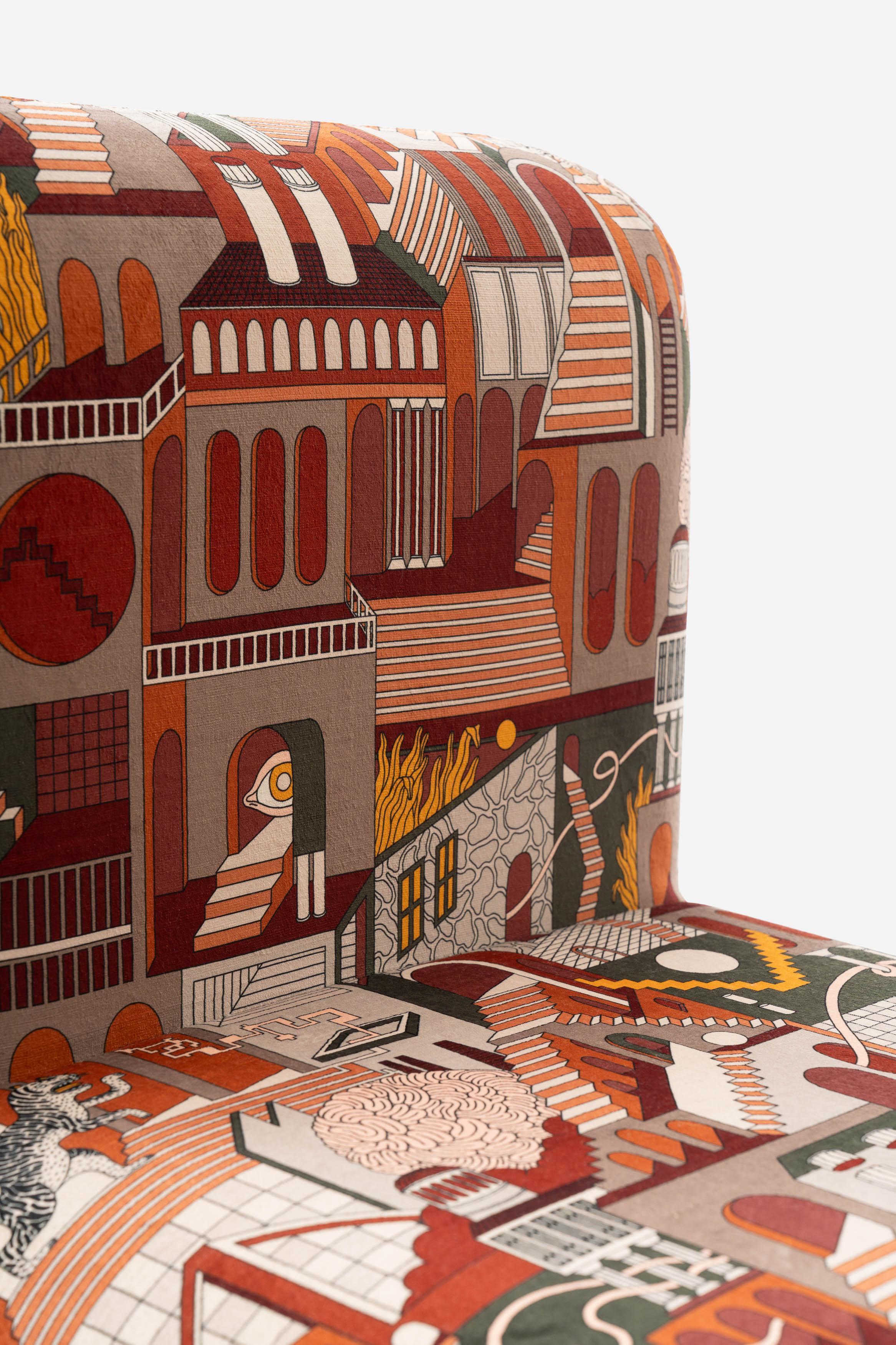 Dining Chair Hello Artistry Edition in Patience & Gough recycled velvet by Noom im Angebot 4