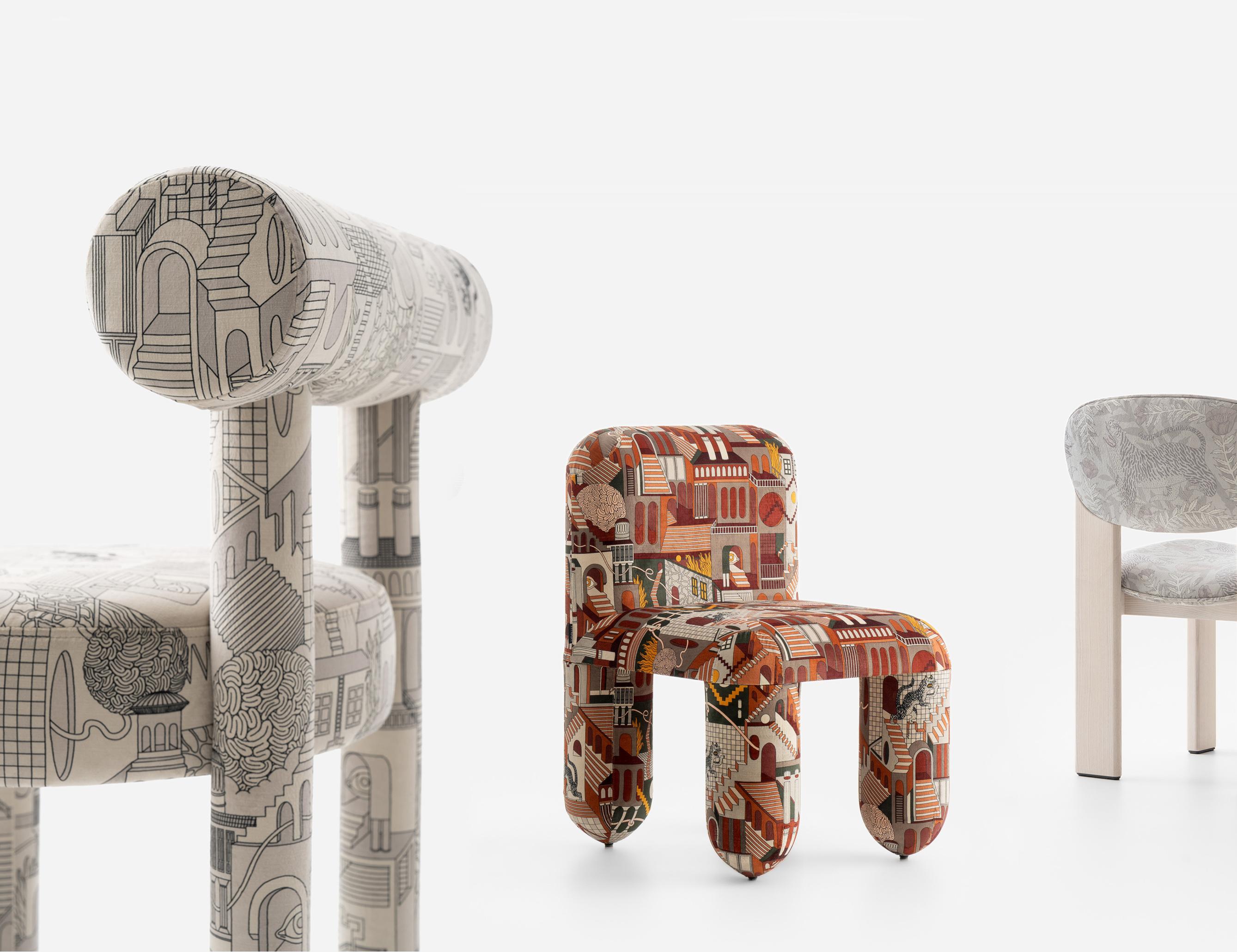 Dining Chair Hello Artistry Edition in Patience & Gough recycled velvet by Noom im Angebot 6