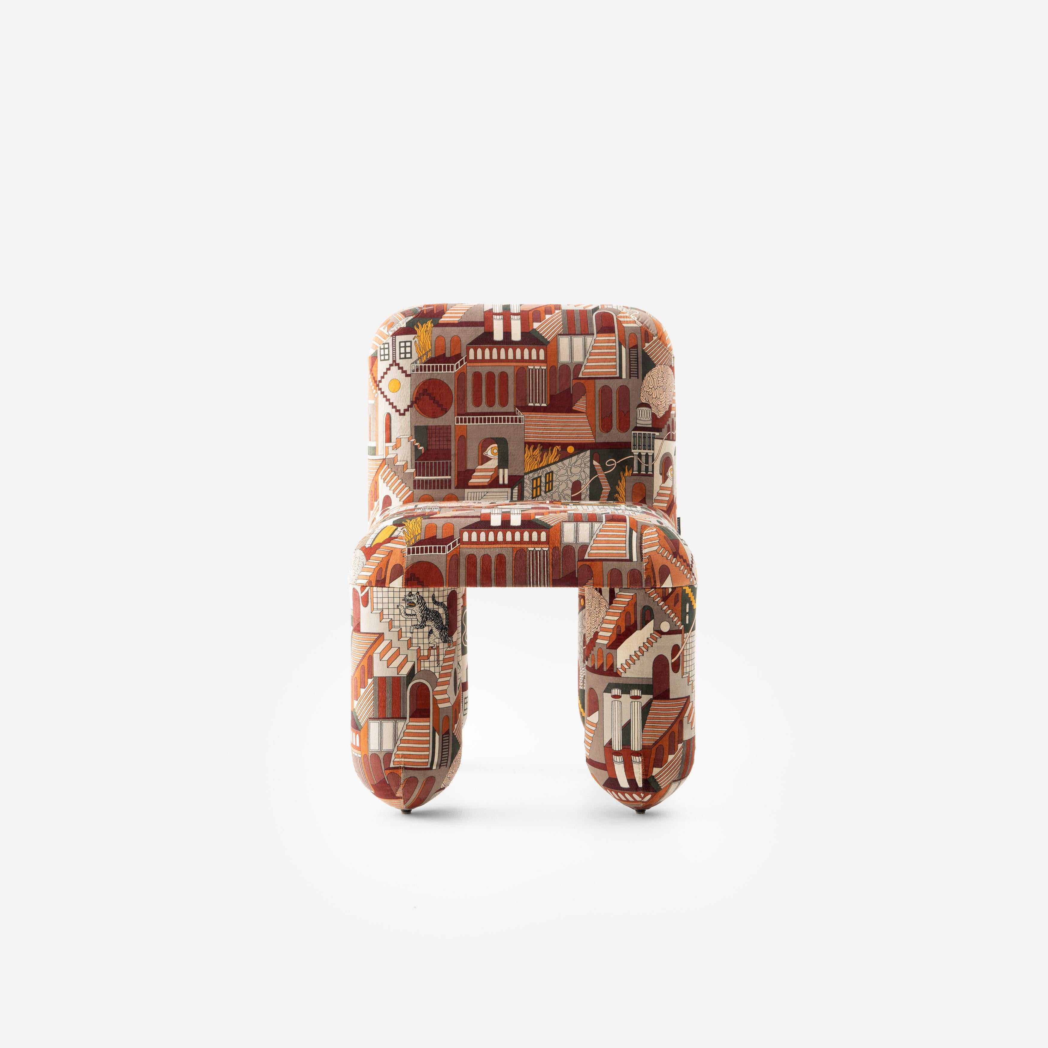 Dining Chair Hello Artistry Edition in Patience & Gough recycled velvet by Noom (Handgefertigt) im Angebot
