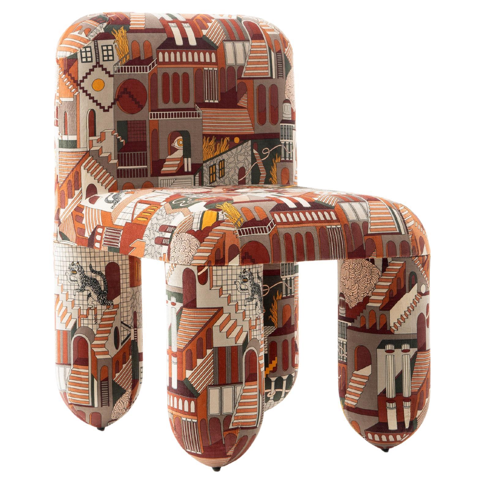 Dining Chair Hello Artistry Edition in Patience & Gough recycled velvet by Noom