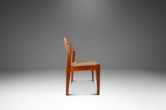 Dining Chair in Teak & Original Oatmeal Fabric, Scandinavia Woodworks Co., 1970s