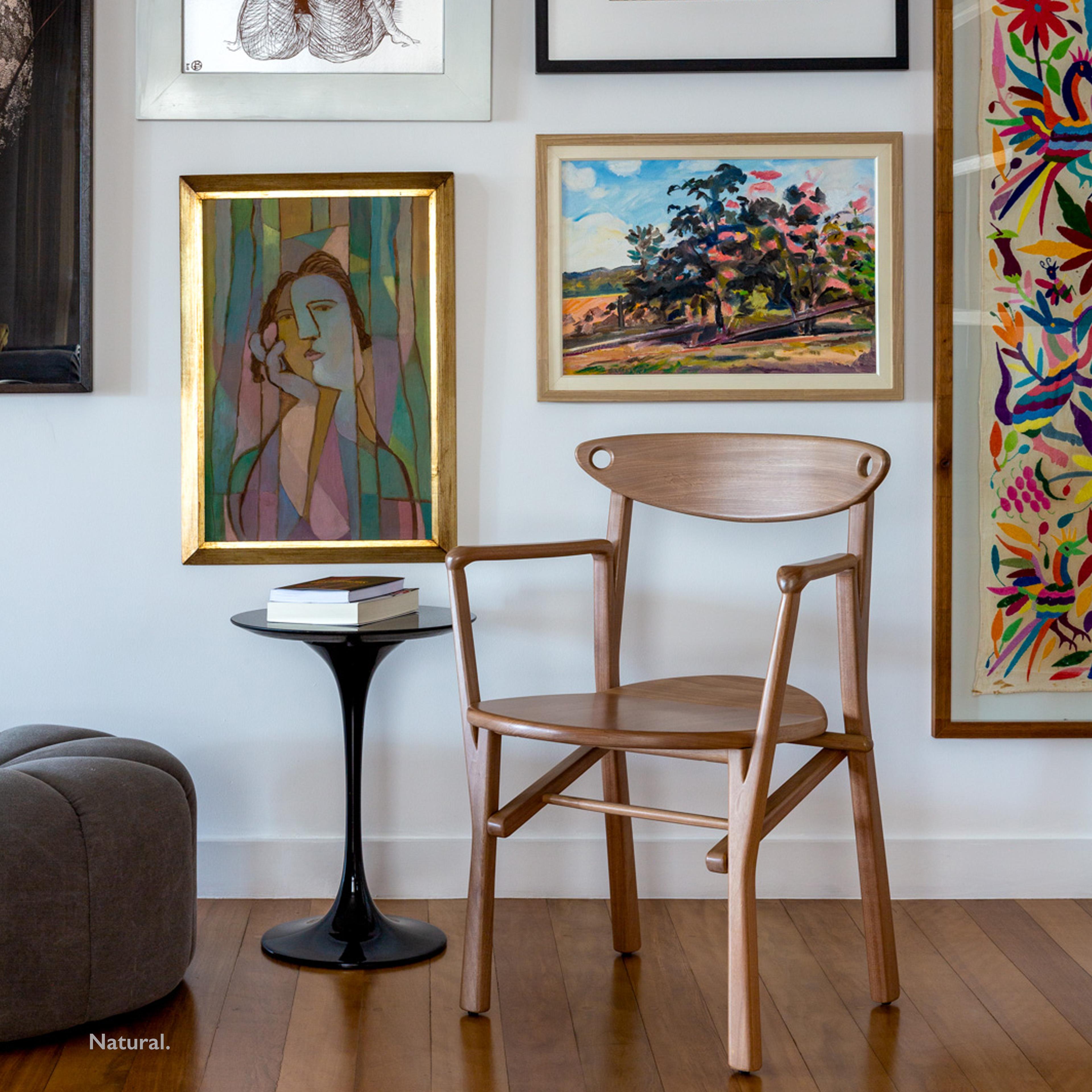 Dining Chair Laje in Hardwood For Sale 5