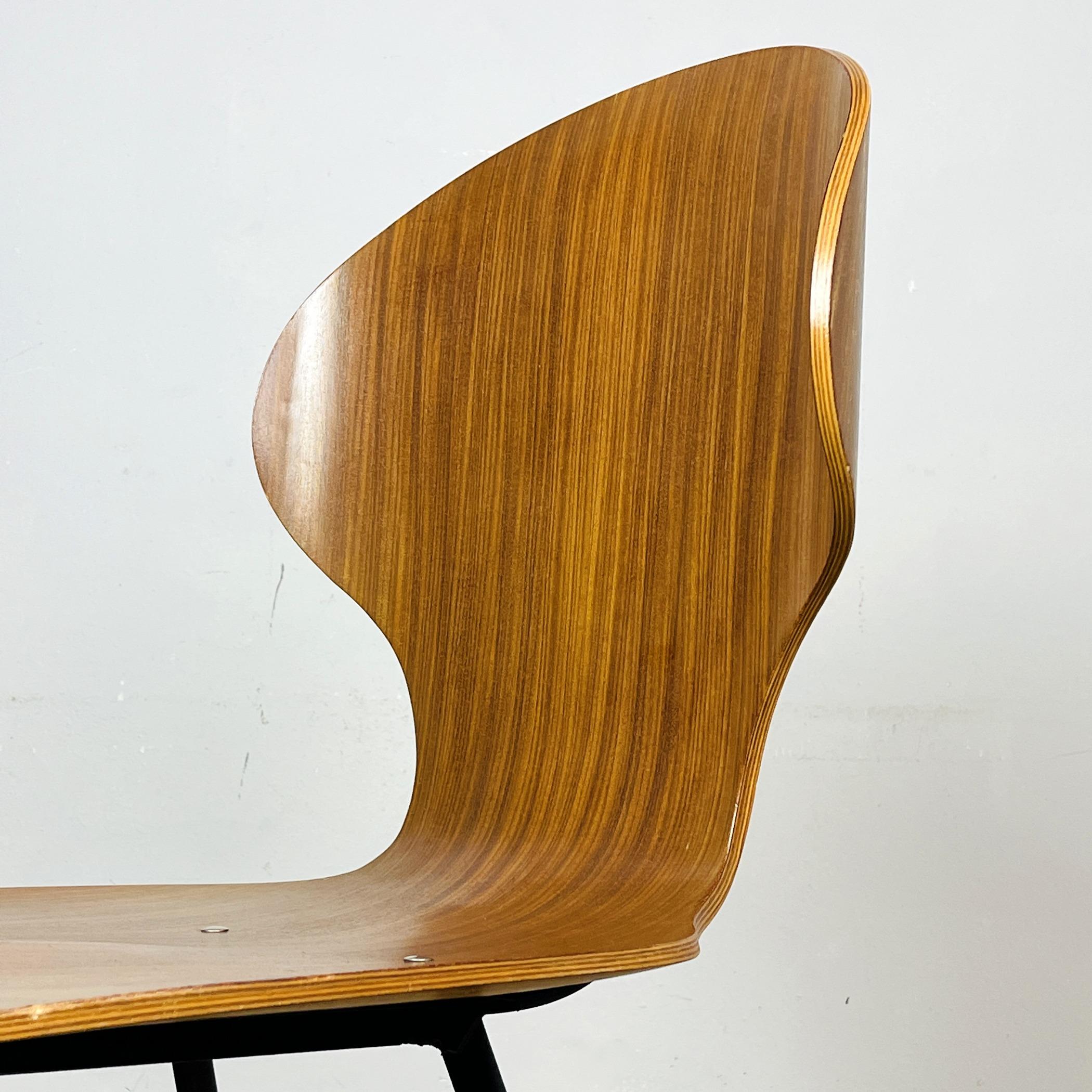 Dining chair Lulli by Carlo Ratti for ILC Lissone Italy 70s Set of 2 For Sale 2