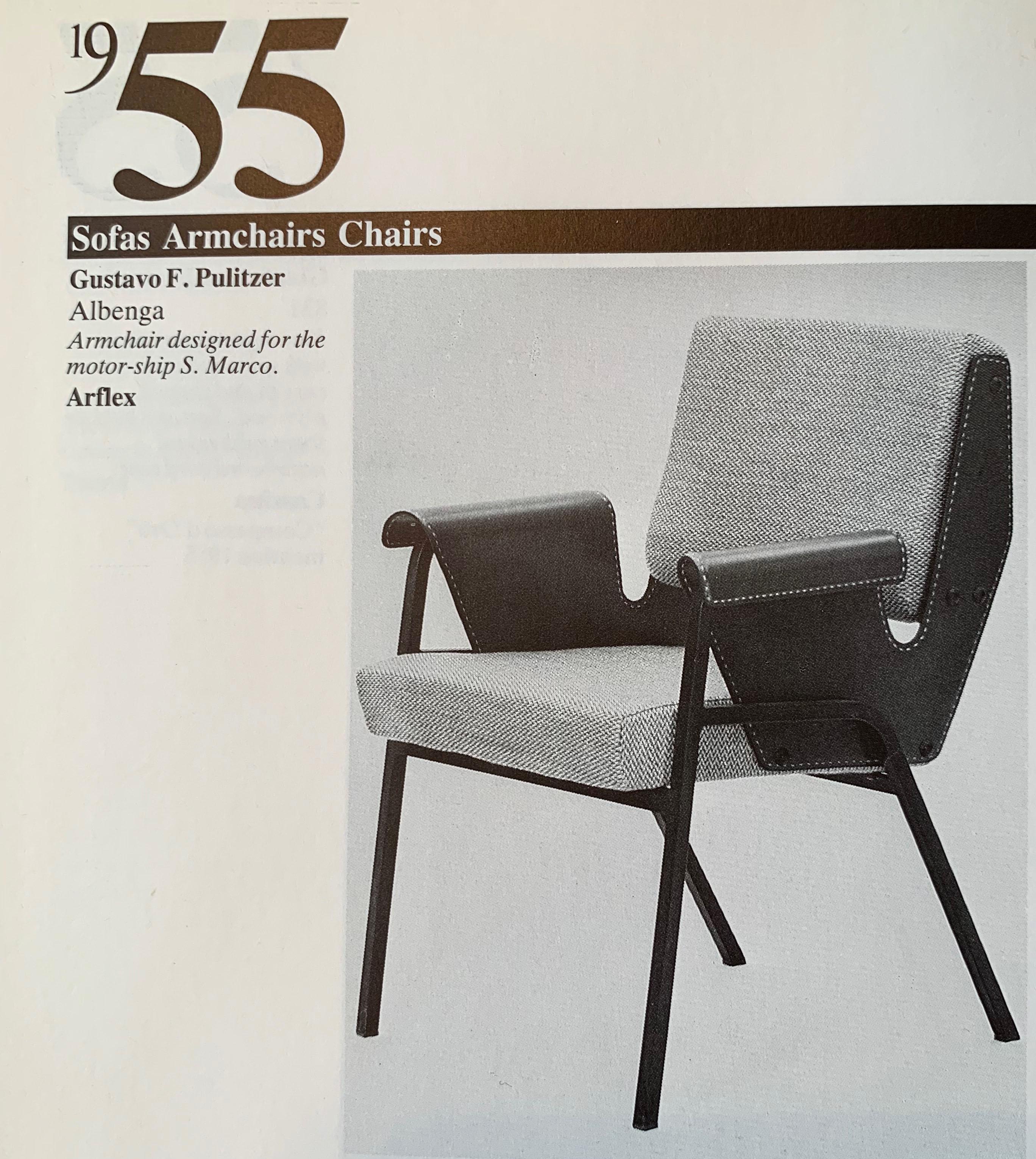 Dining Chair, Manufactured by Arflex, Italy, 1955 11