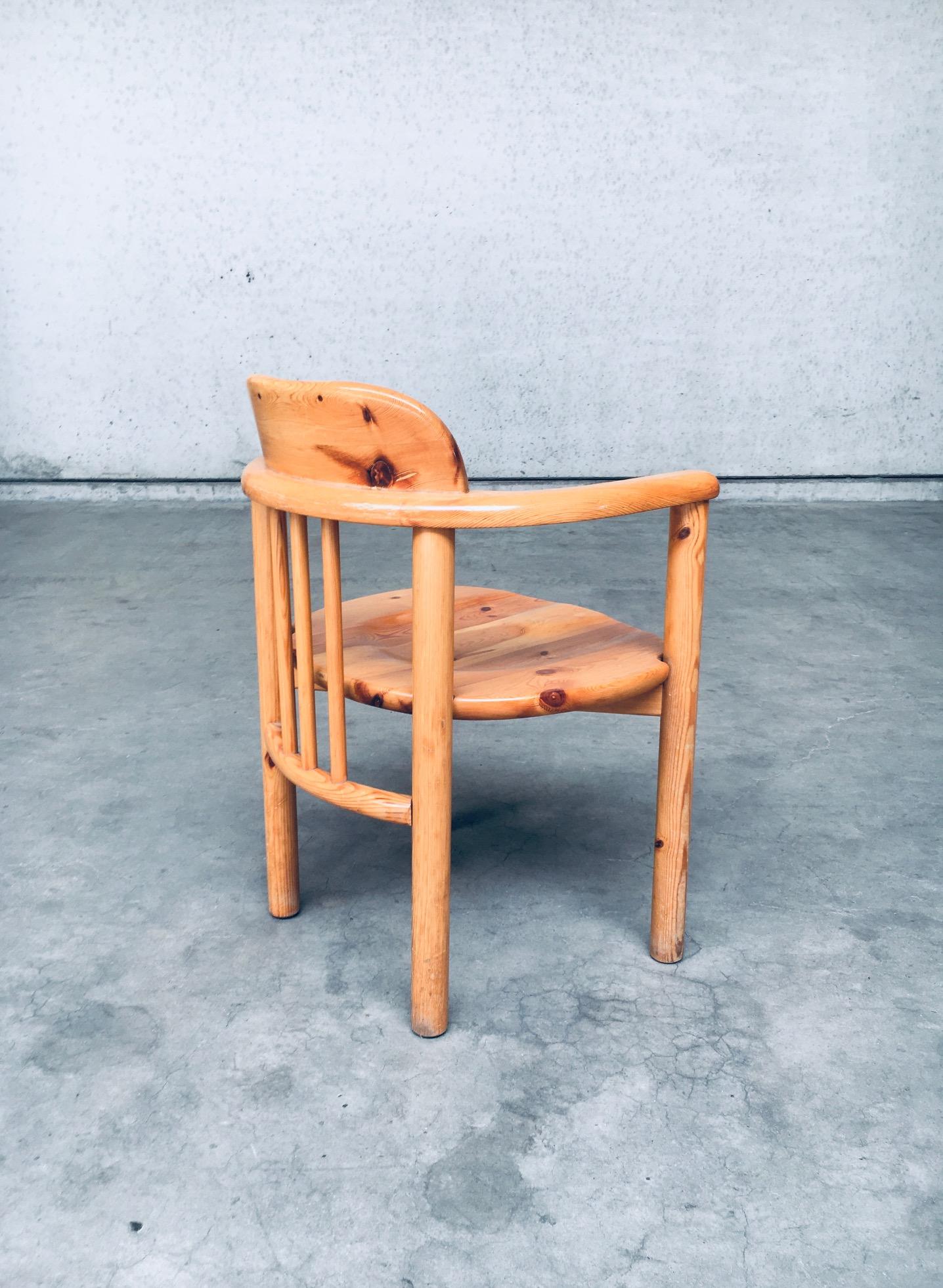 Dining Chair Set by Rainer Daumiller for Hirtshals Savvaerk, Denmark 1970's For Sale 4