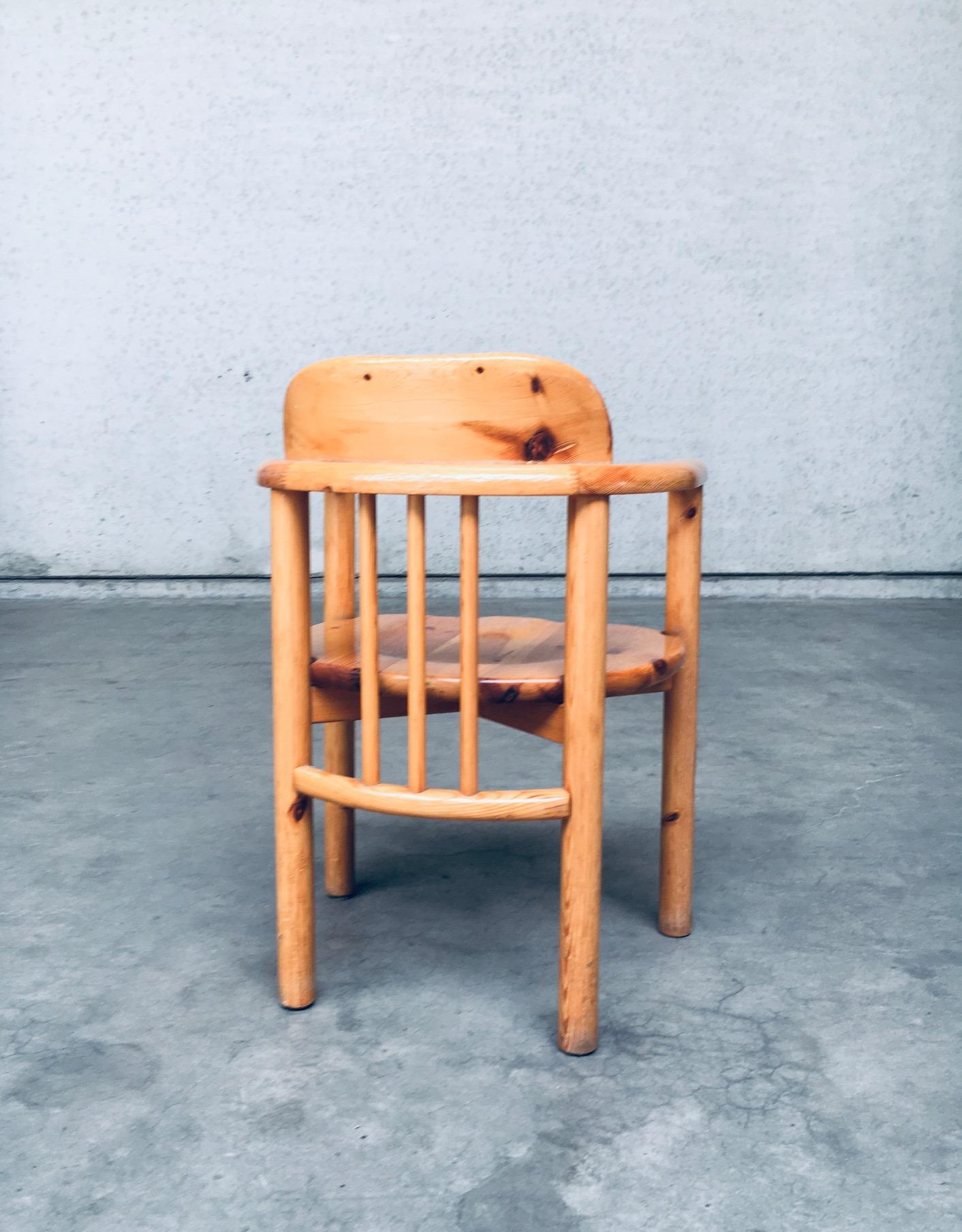 Dining Chair Set by Rainer Daumiller for Hirtshals Savvaerk, Denmark 1970's For Sale 5