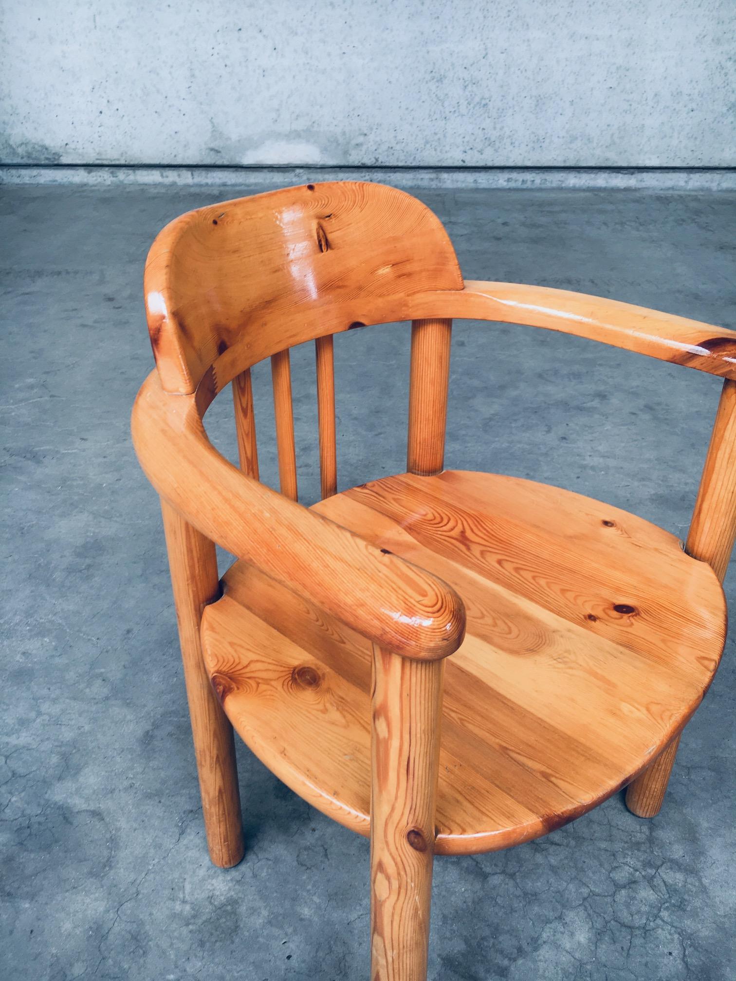 Dining Chair Set by Rainer Daumiller for Hirtshals Savvaerk, Denmark 1970's For Sale 6