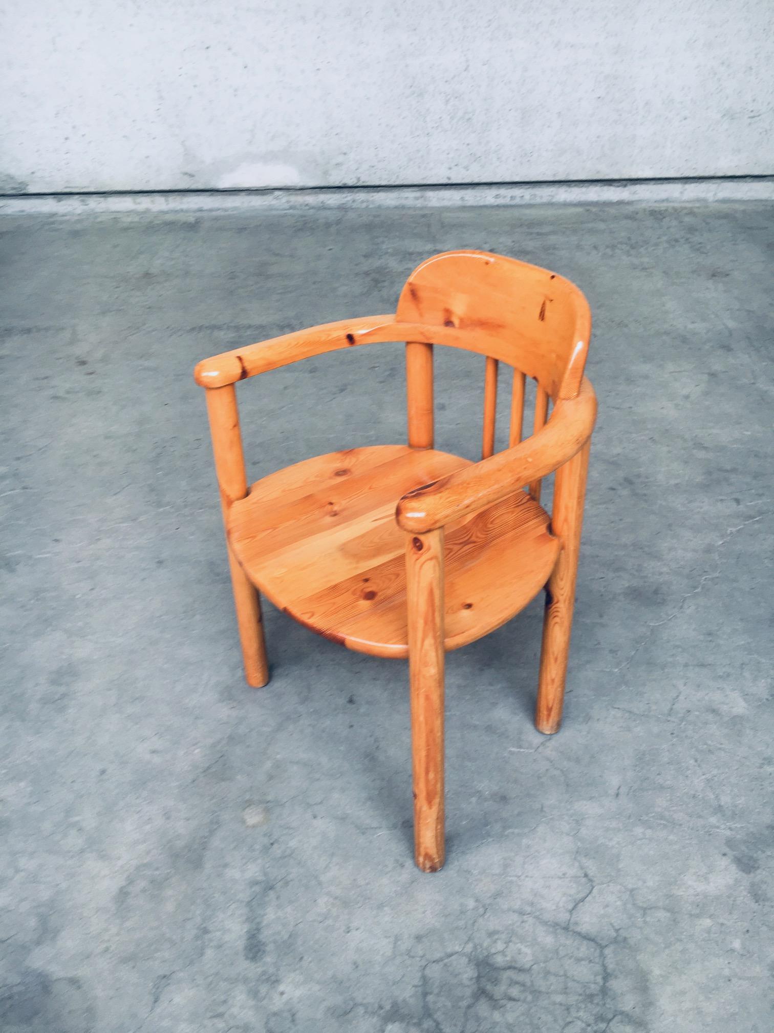 Dining Chair Set by Rainer Daumiller for Hirtshals Savvaerk, Denmark 1970's For Sale 1