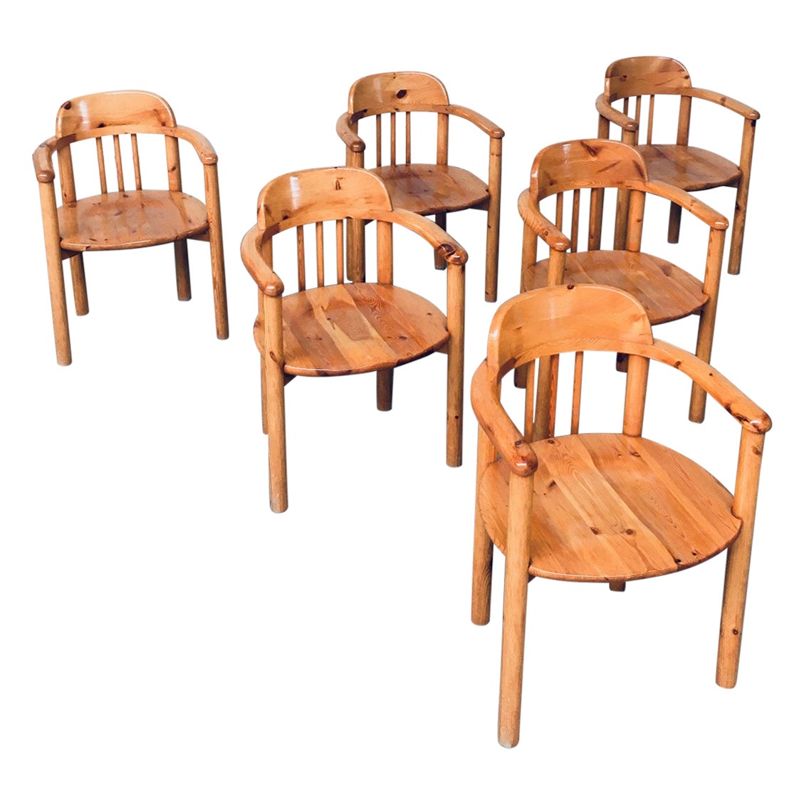 Ensemble de chaises de salle à manger par Rainer Daumiller pour Hirtshals Savvaerk, Danemark, années 1970