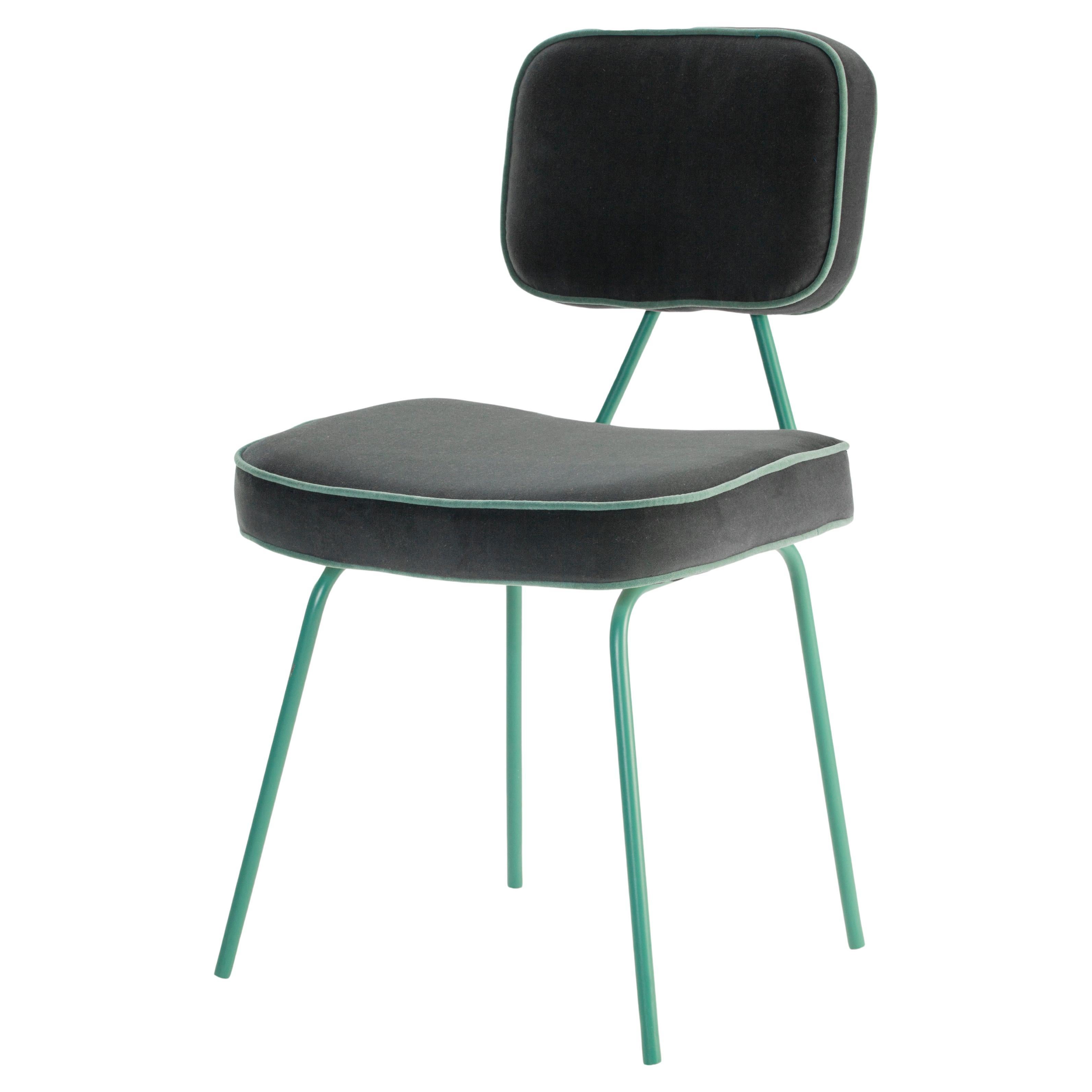 Dining Chair State Nightshadow with Lacquered Metal