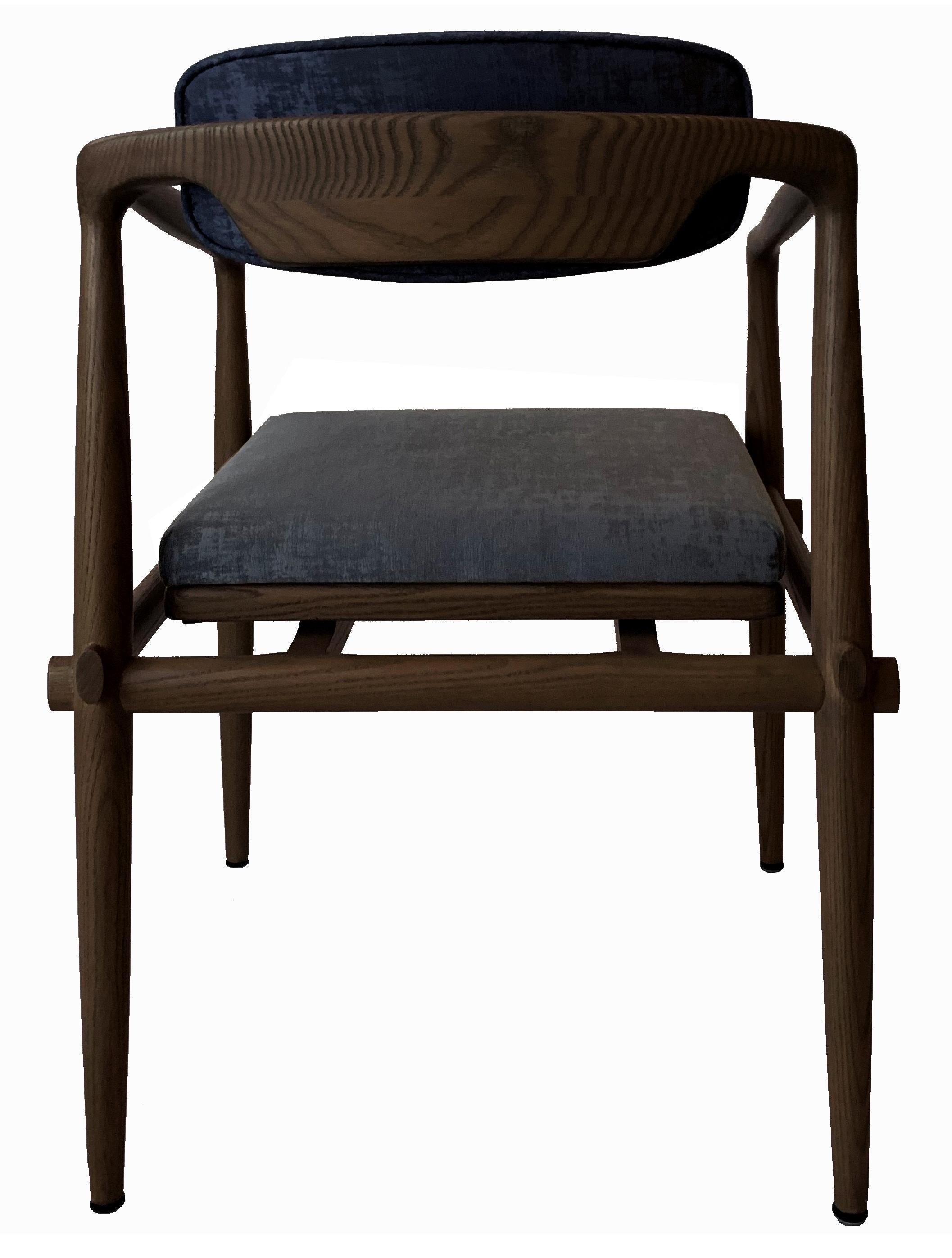 Modern Interlock Dining Chair by André Fu Living  For Sale