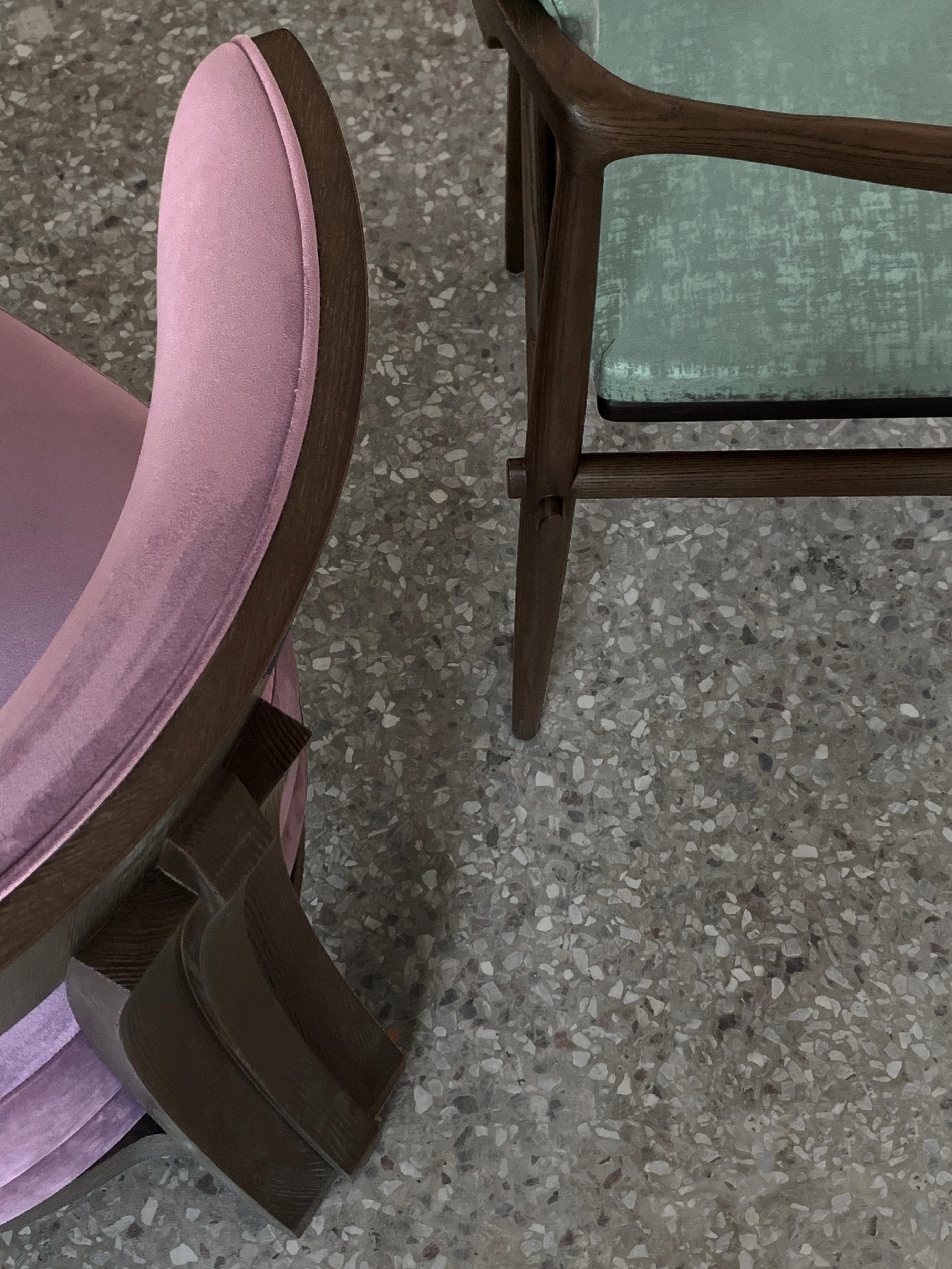Sedia da pranzo Interlock di André Fu Living in vendita 4