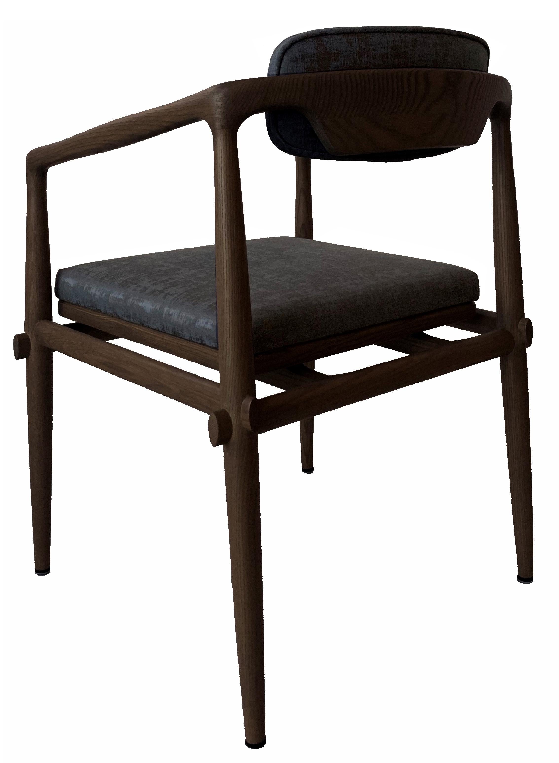 Chinese Interlock Dining Chair by André Fu Living  For Sale