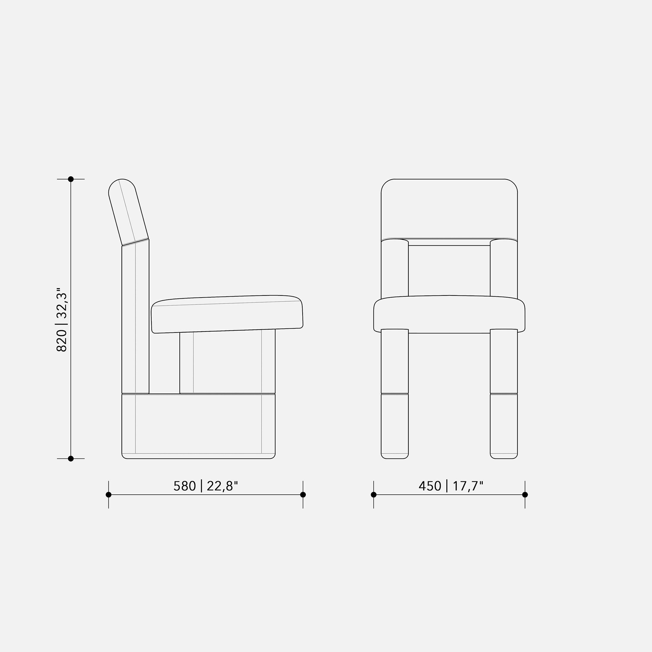 Dining Chair Urban by WOO For Sale 2