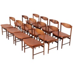 Dining Chairs '12' by Ib Kofod-Larsen for Seffle Möbelfabrik, Sweden, 1950s
