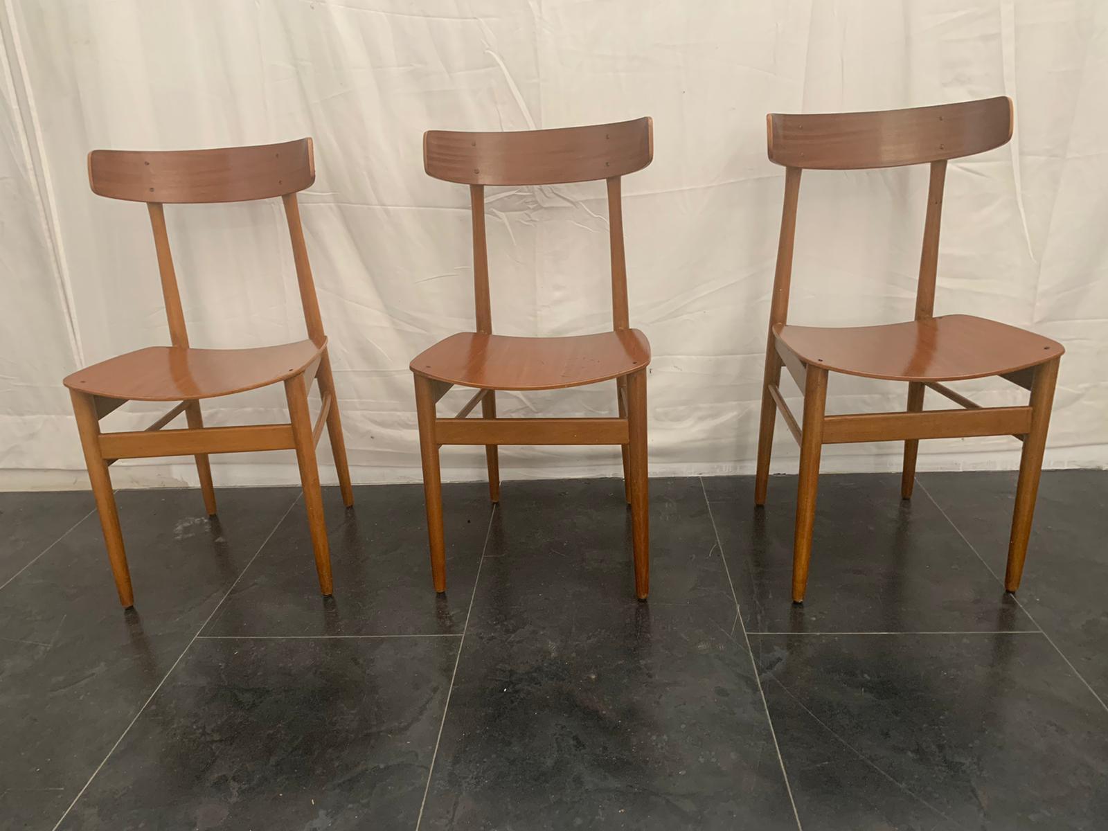 Dining Chairs, 1960s, Set of 3 For Sale 1