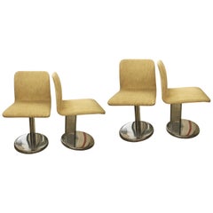 Ettore Sottsass Style Dining Chairs, 1970s, Set of 4