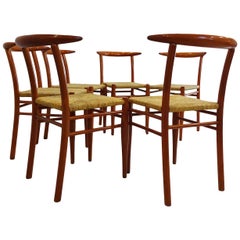 Vintage Dining Chairs - 6 Philippe Starck Aleph Tessa Nature Chairs for Driade