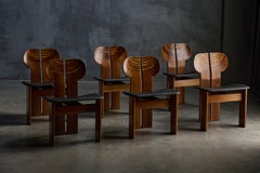 Sedie da pranzo 'Africa' di Afra & Tobia Scarpa per Maxalto, Italia, anni '70