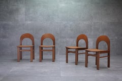 Dining chairs "Arcadia" di Adalberto Caraceni for Tagliabue, 1970, set of 4