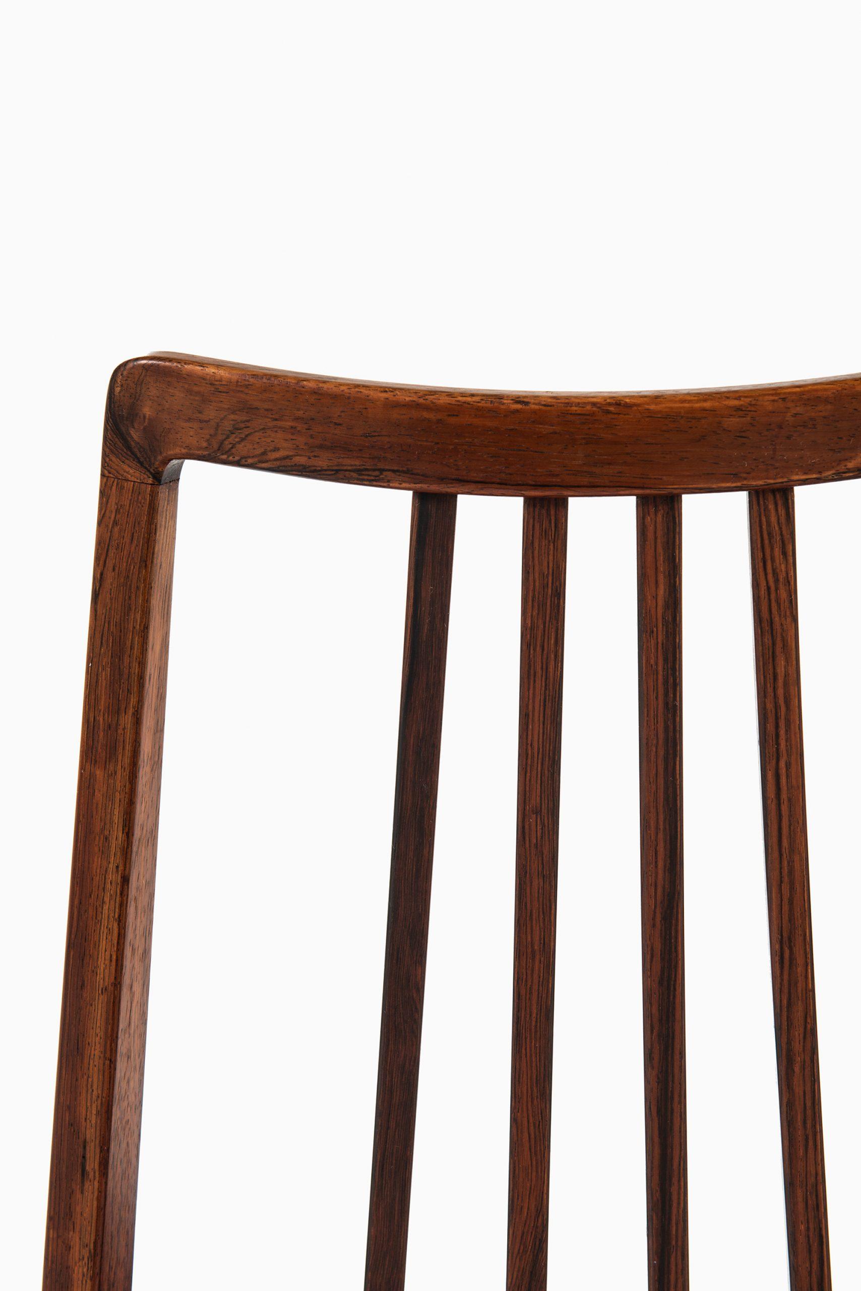 Dining Chairs Attributed to Niels Kofoed Produced in Denmark In Good Condition In Limhamn, Skåne län