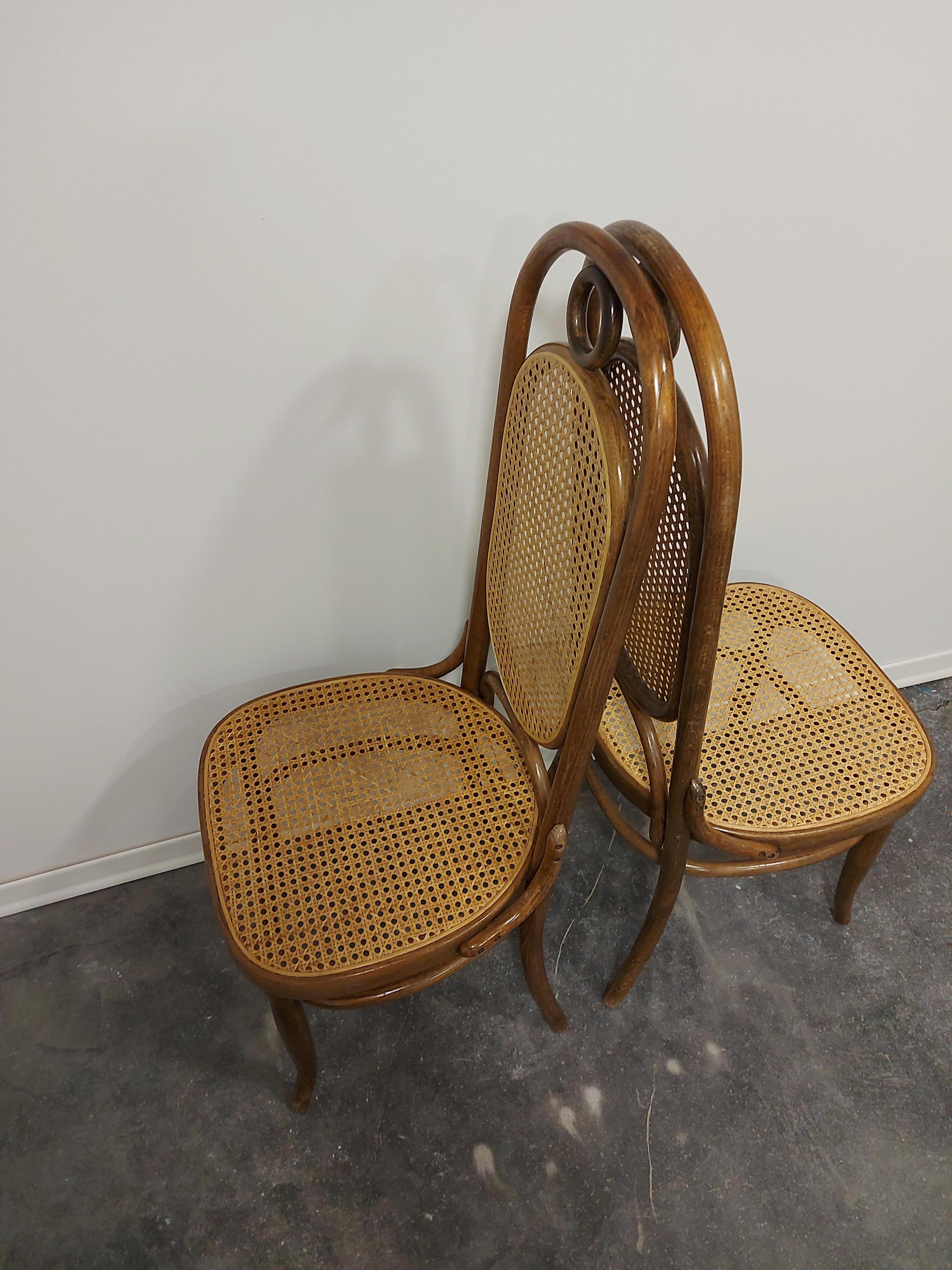 Dining Chairs, Bentwood, M 17, High Back, 1 of 6 For Sale 3
