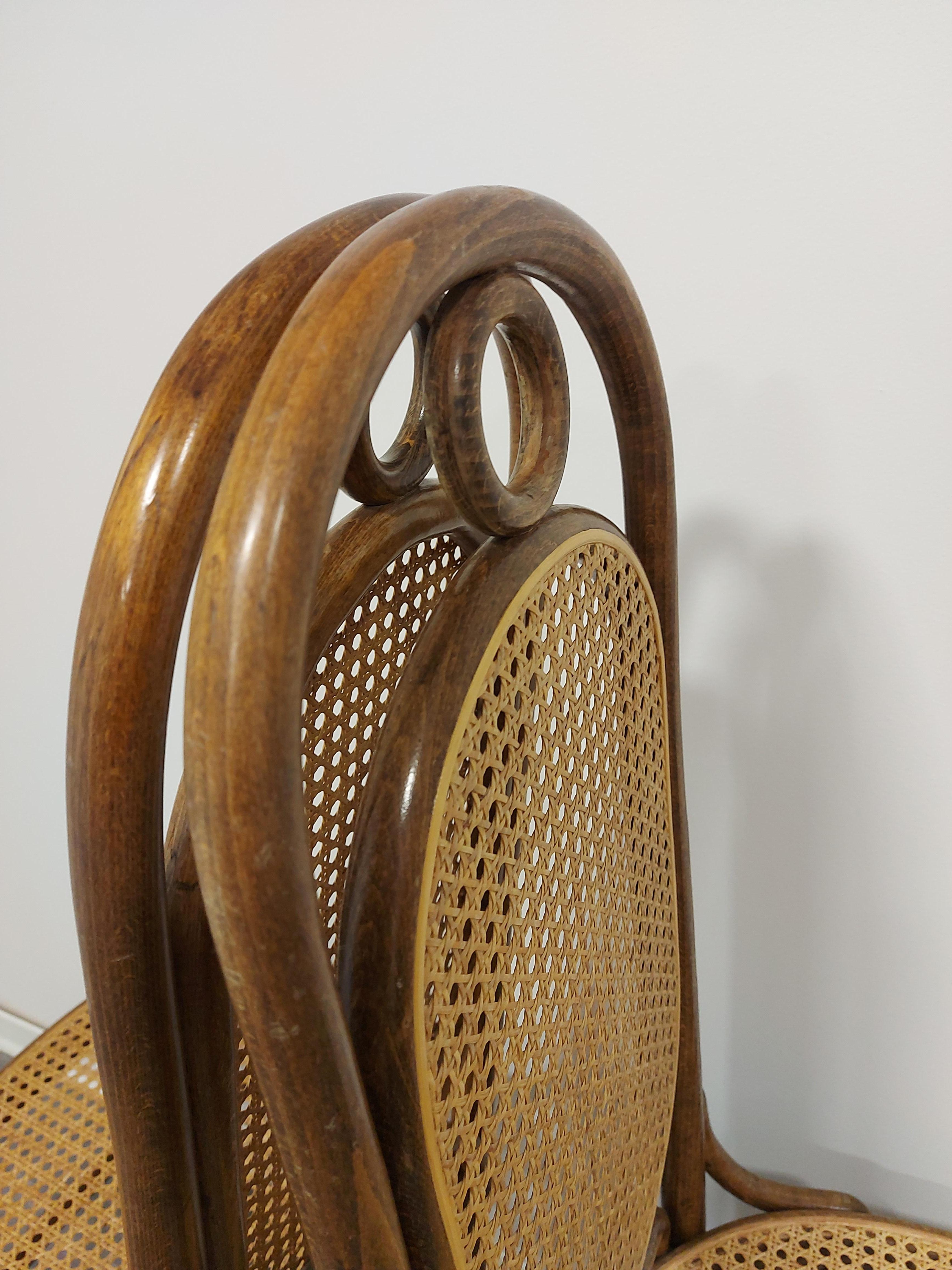 Dining Chairs, Bentwood, M 17, High Back, 1 of 6 For Sale 5