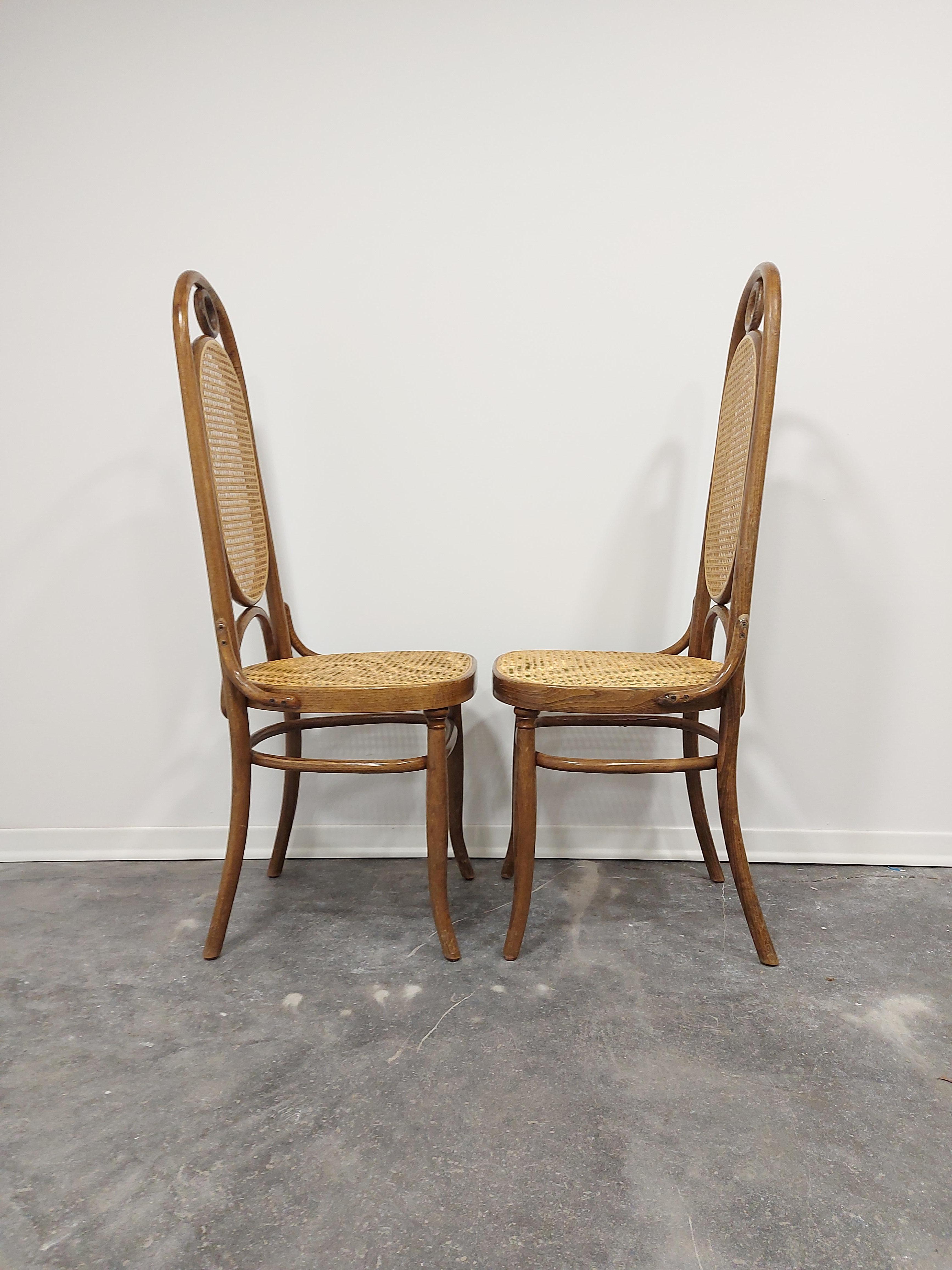 Dining Chairs, Bentwood, M 17, High Back, 1 of 6 For Sale 7
