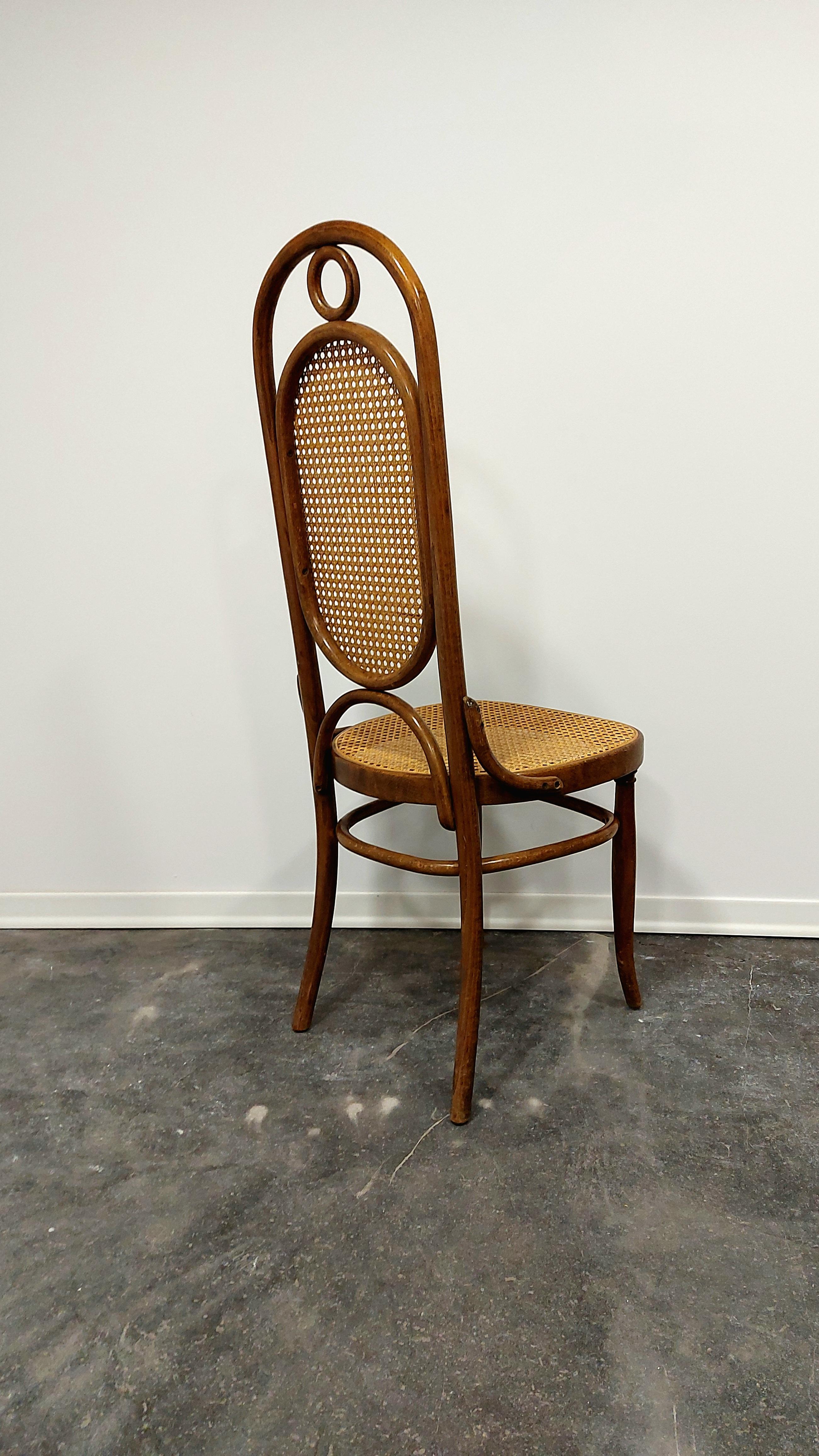 Cane Dining Chairs, Bentwood, M 17, High Back, 1 of 6 For Sale