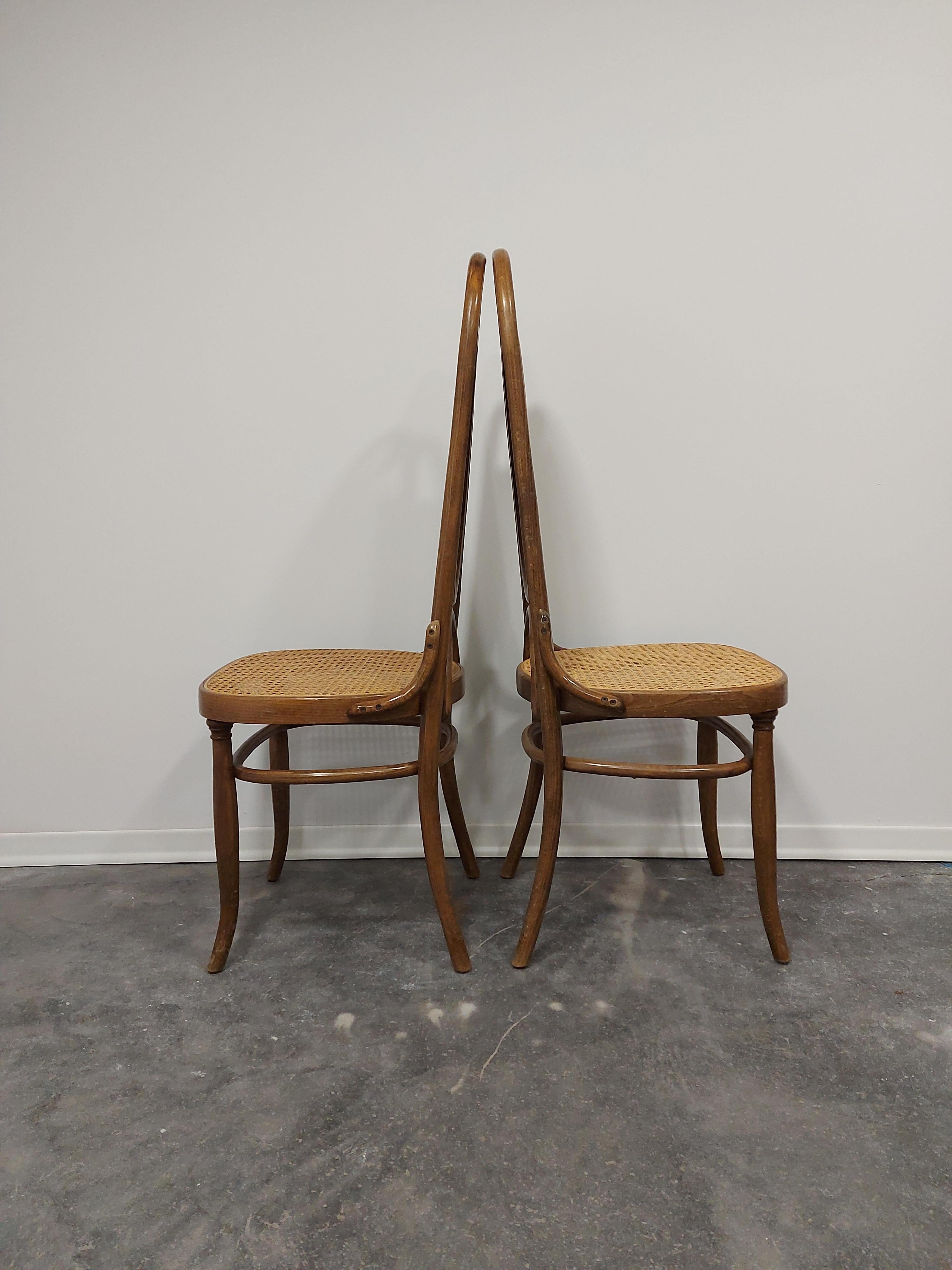 Dining Chairs, Bentwood, M 17, High Back, 1 of 6 For Sale 2