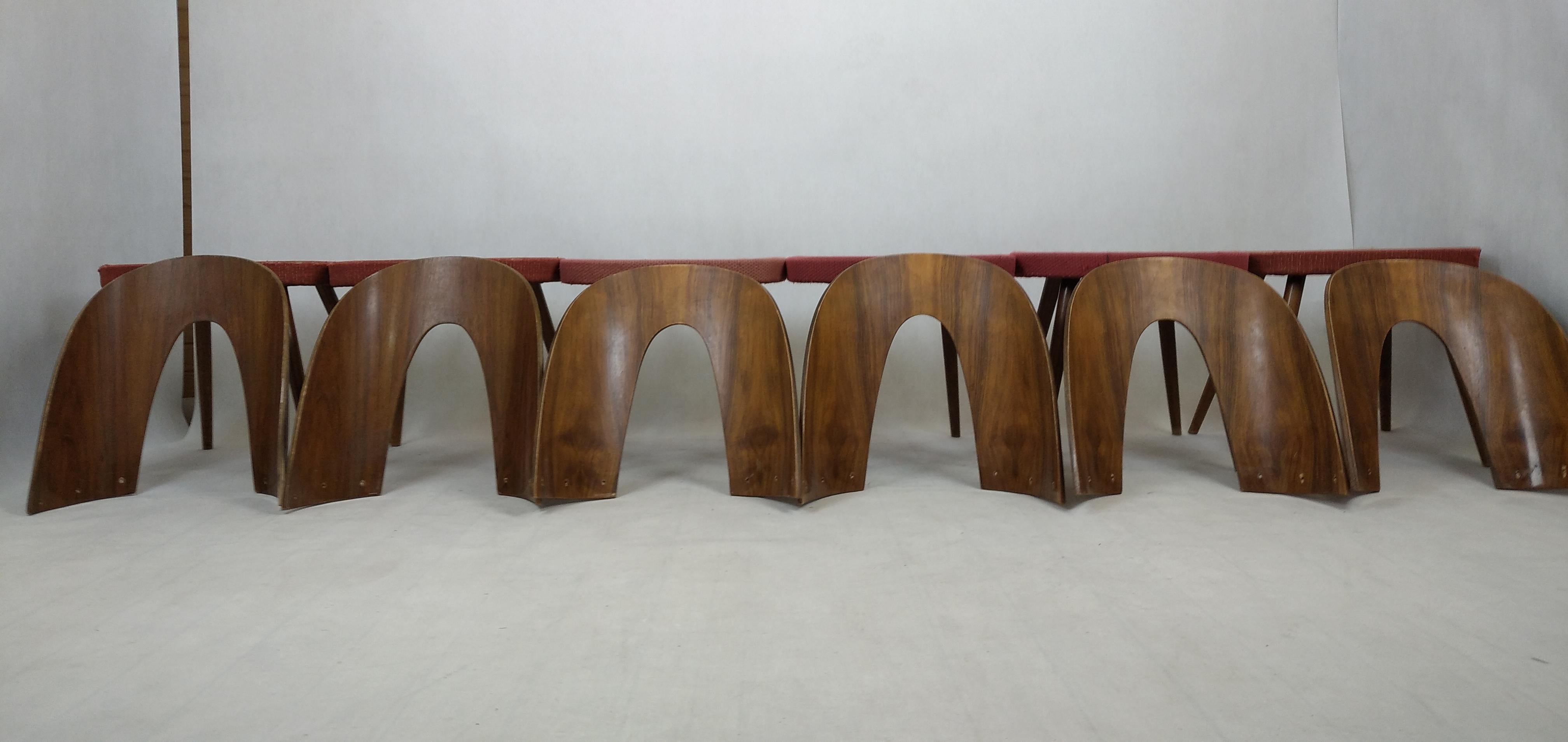 Dining Chairs by Antonin Suman, 1960s, Set of 6 4