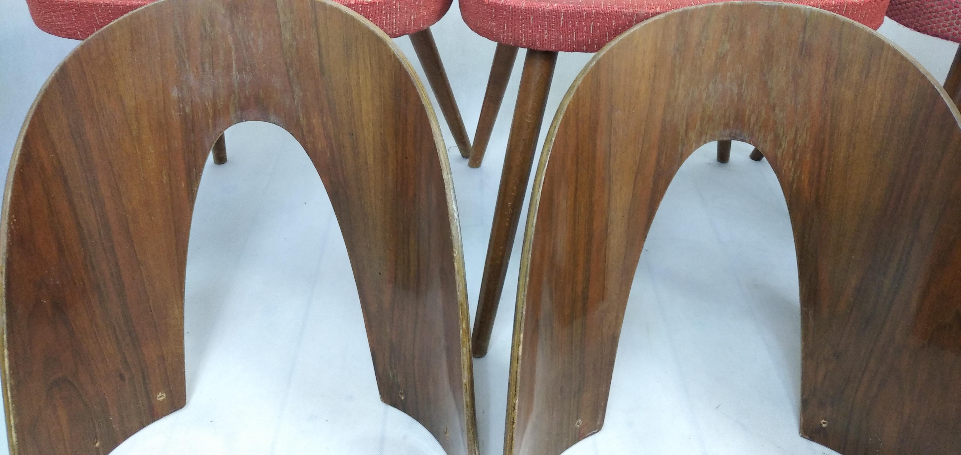 Dining Chairs by Antonin Suman, 1960s, Set of 6 5